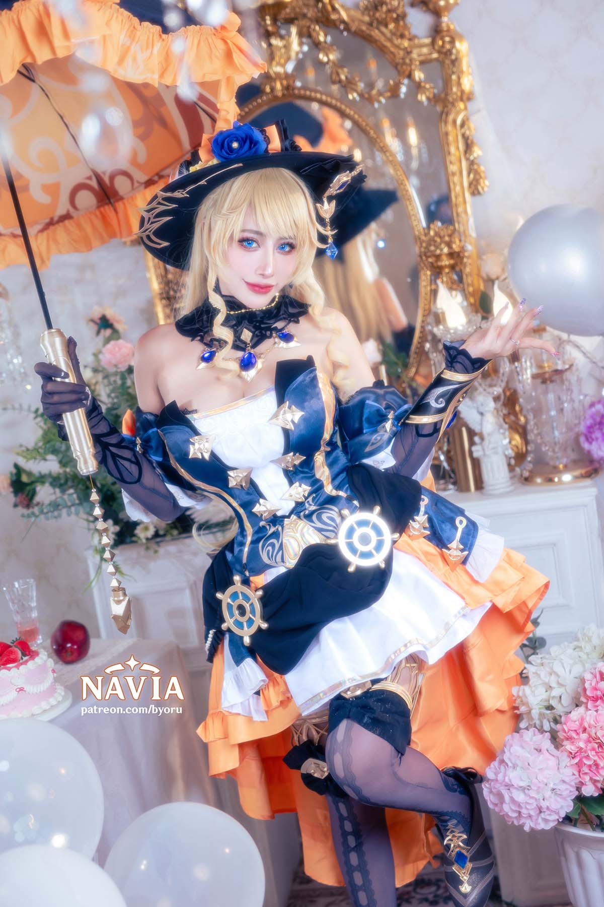 日本性感萝莉Byoru – Navia – Genshin Impact Cosplay-第1张