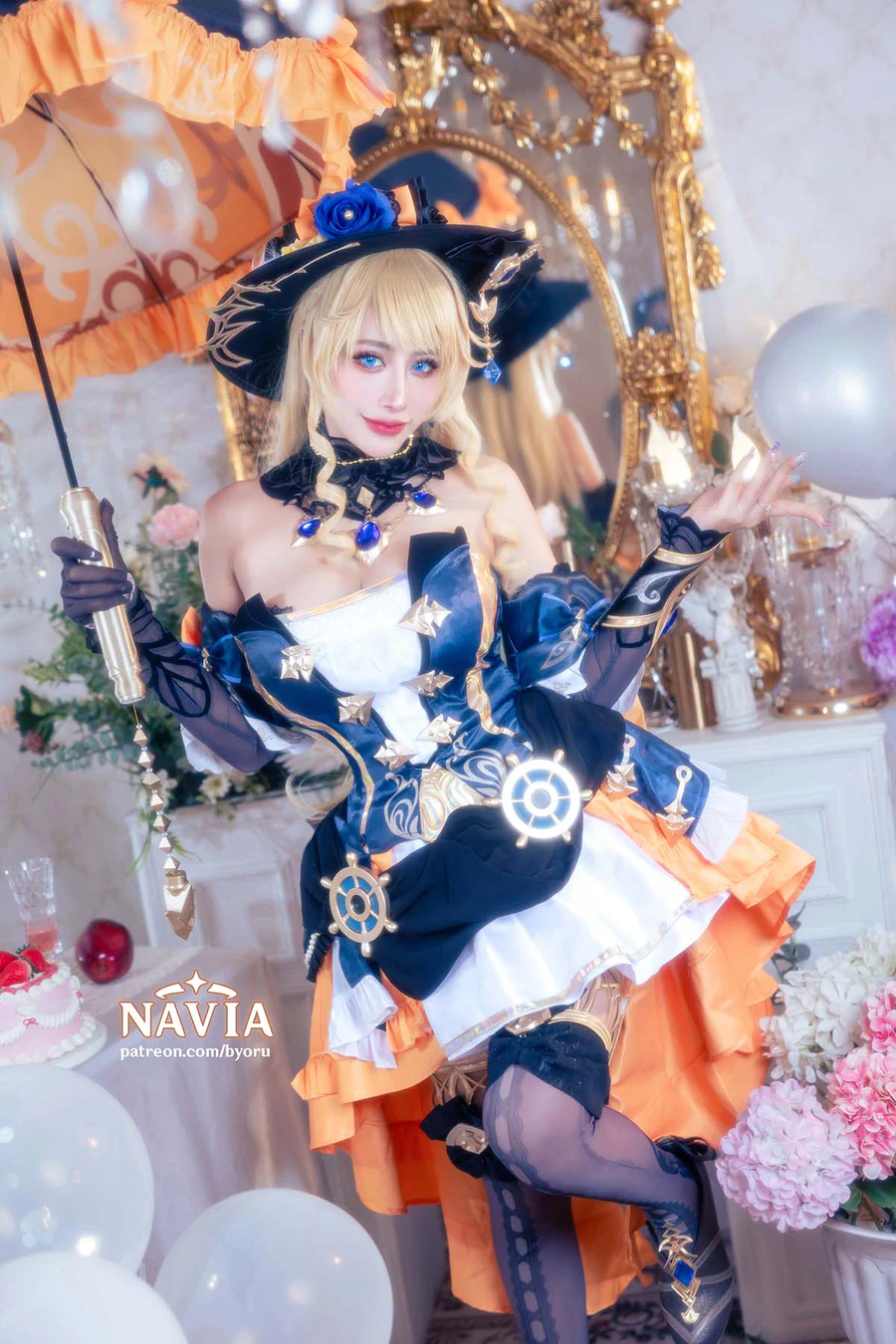 日本性感萝莉Byoru – Navia – Genshin Impact Cosplay-第1张
