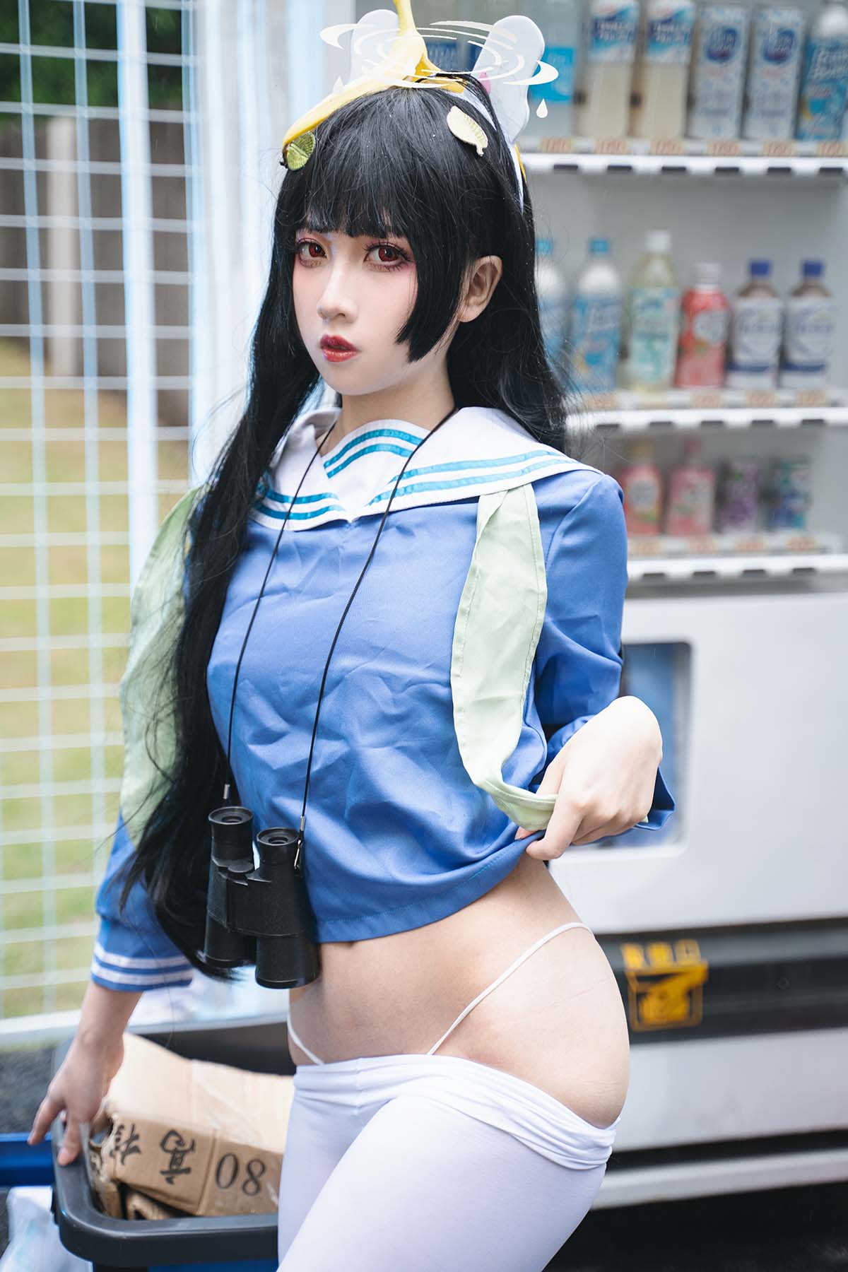 小和甜酒 – 蔚蓝档案 霞沢美游 Cosplay-第1张