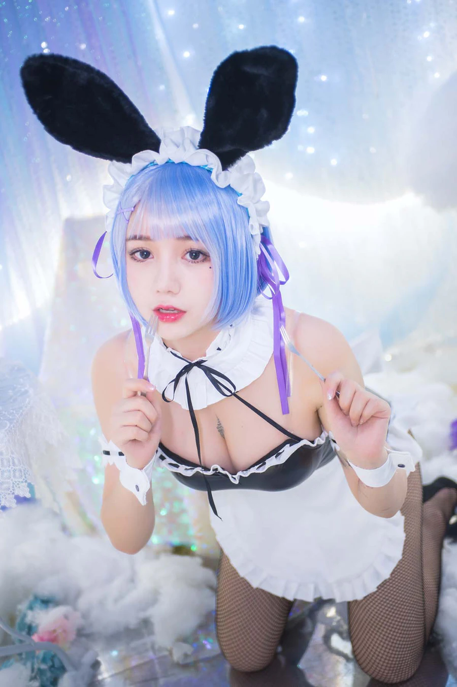 洛丽塔大哥 – 蕾姆兔女郎 Cosplay-第1张