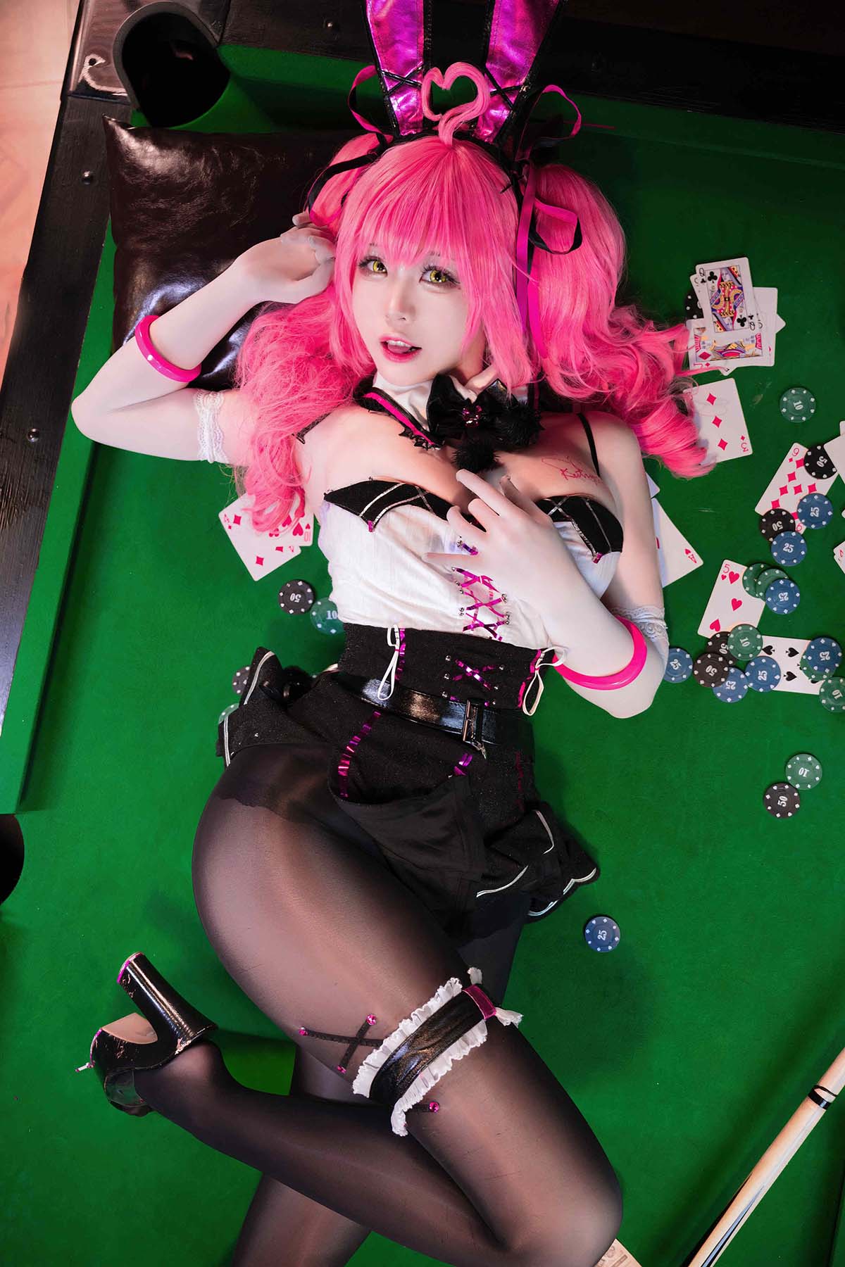miko酱ww – 卡迪娜兔女郎 Cosplay-第1张