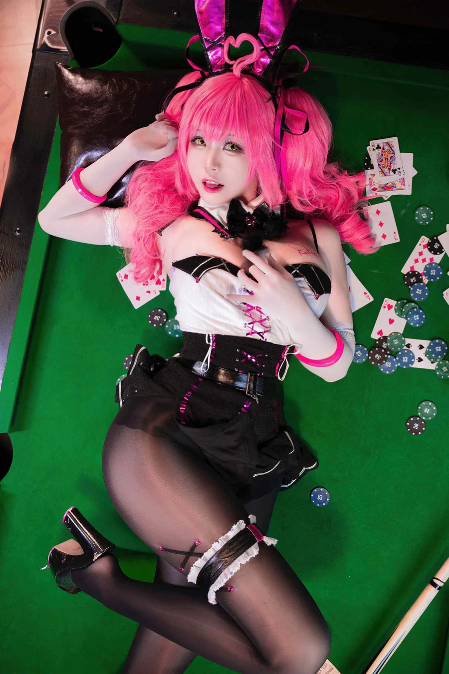 miko酱ww – 卡迪娜兔女郎 Cosplay-第1张