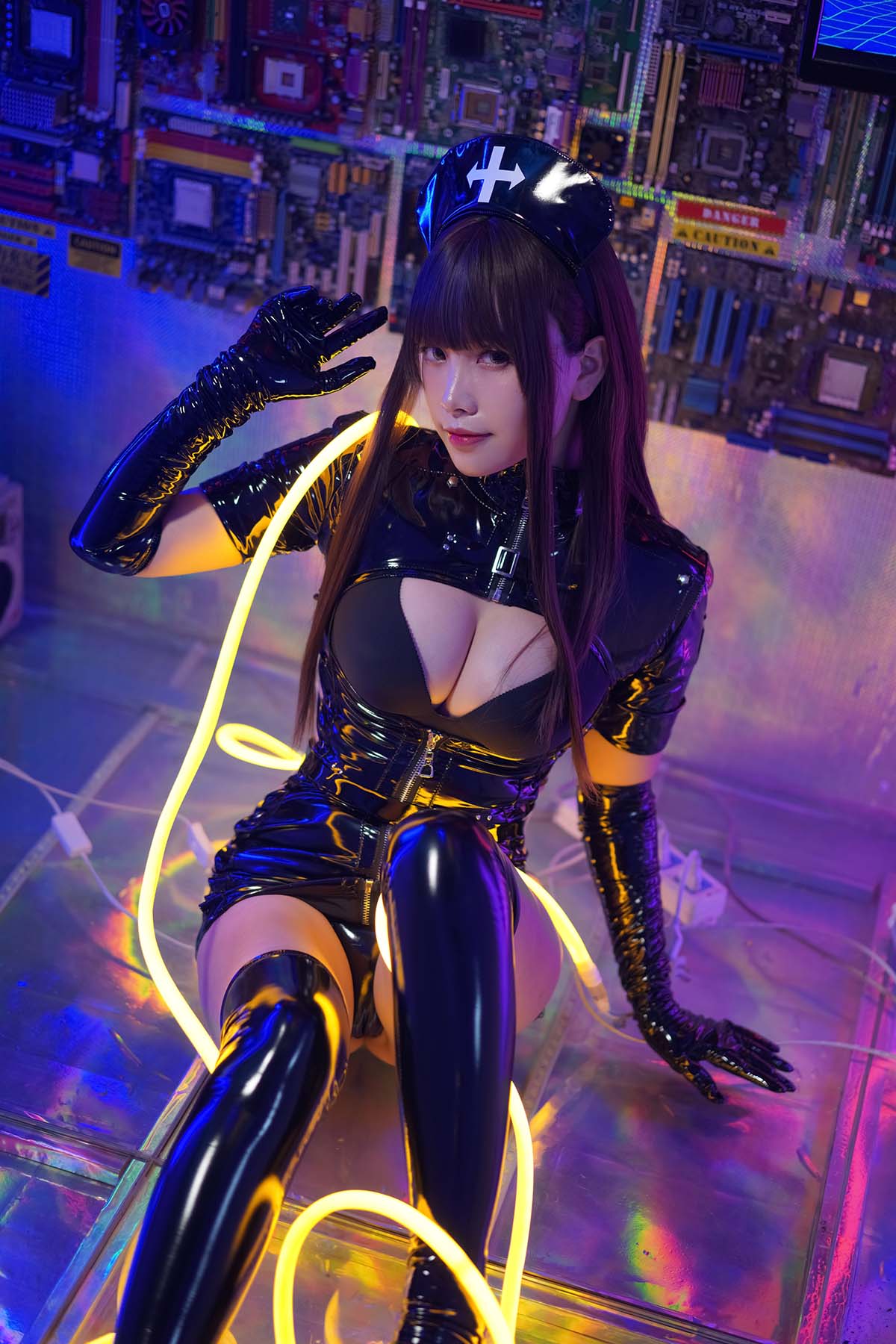 Neko-薇薇 – 暗黑护士 Cosplay-第1张