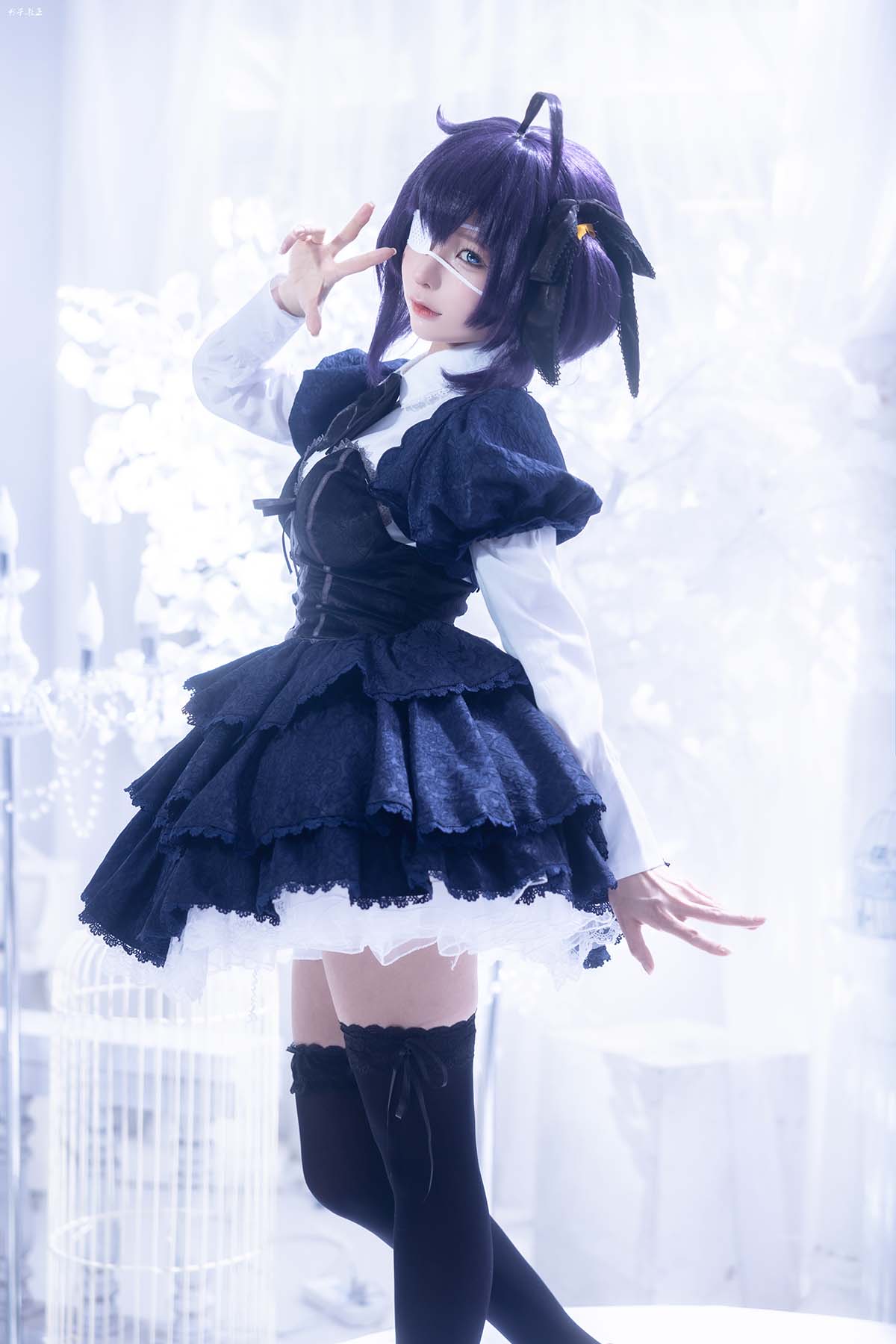 蠢沫沫 – 教主 六花原皮 Cosplay-第1张