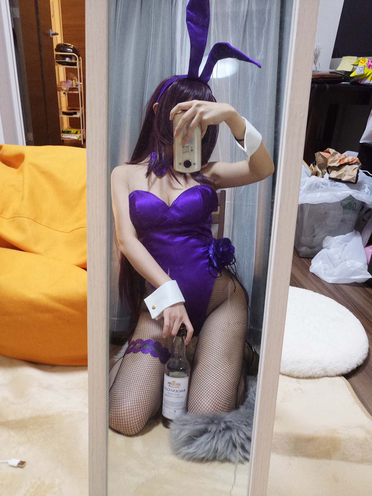 切切celia – FGO 斯卡哈 兔女郎 Cosplay-第1张