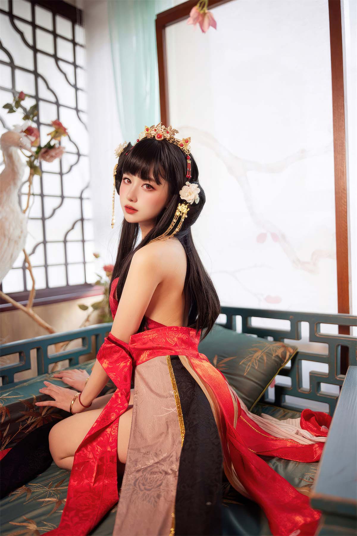 Shika小鹿鹿 – 逸仙 凤冠霞帔 Cosplay-第1张