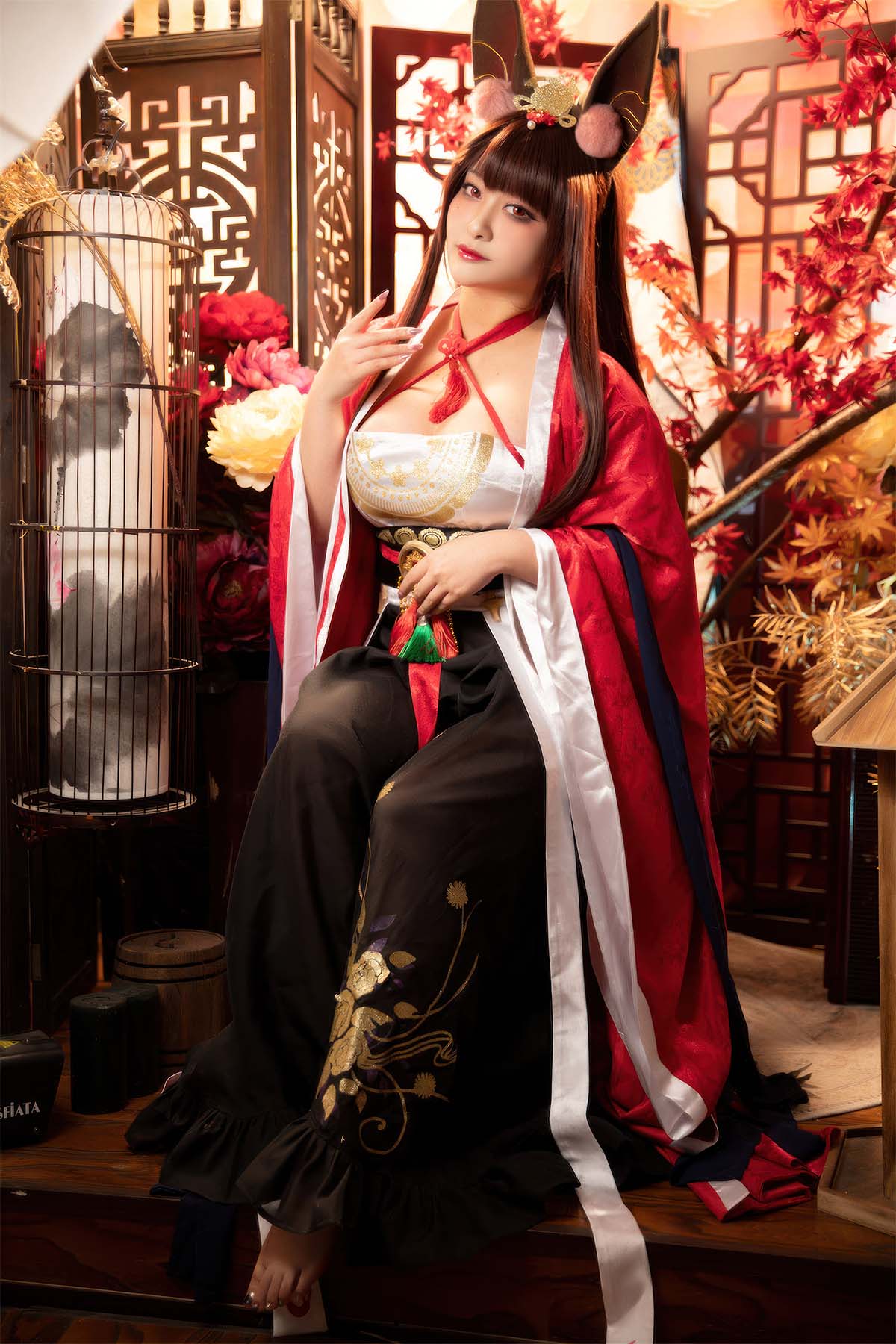 洛璃LoLiSAMA – 赤城 朝凰来仪 Cosplay-第1张