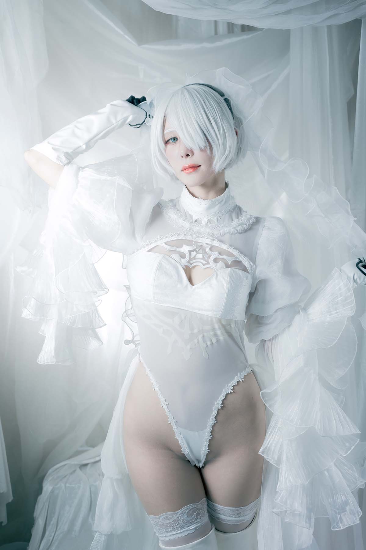 零崎沙耶 – 2B Cosplay-第1张