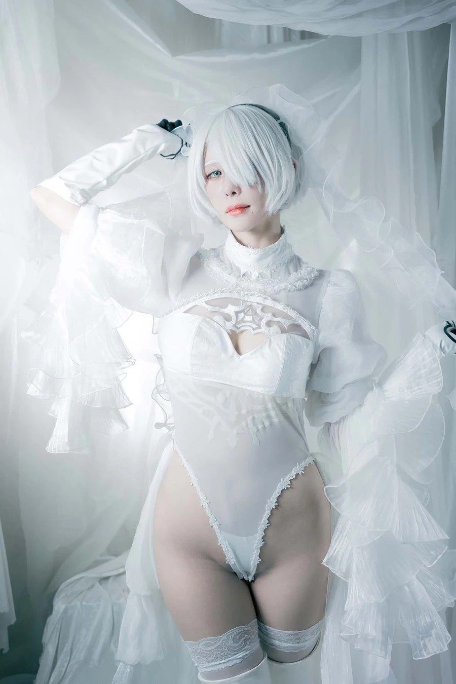 零崎沙耶 – 2B Cosplay-第1张
