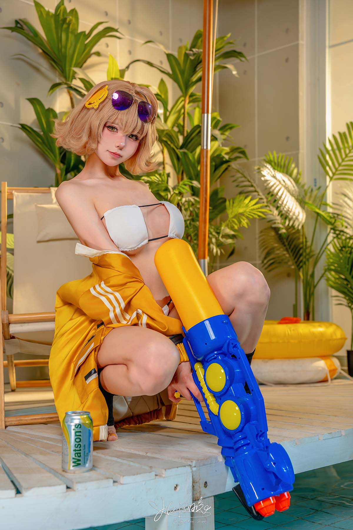 咬一口兔娘 – 闪耀夏日-阿尼斯 Cosplay-第1张