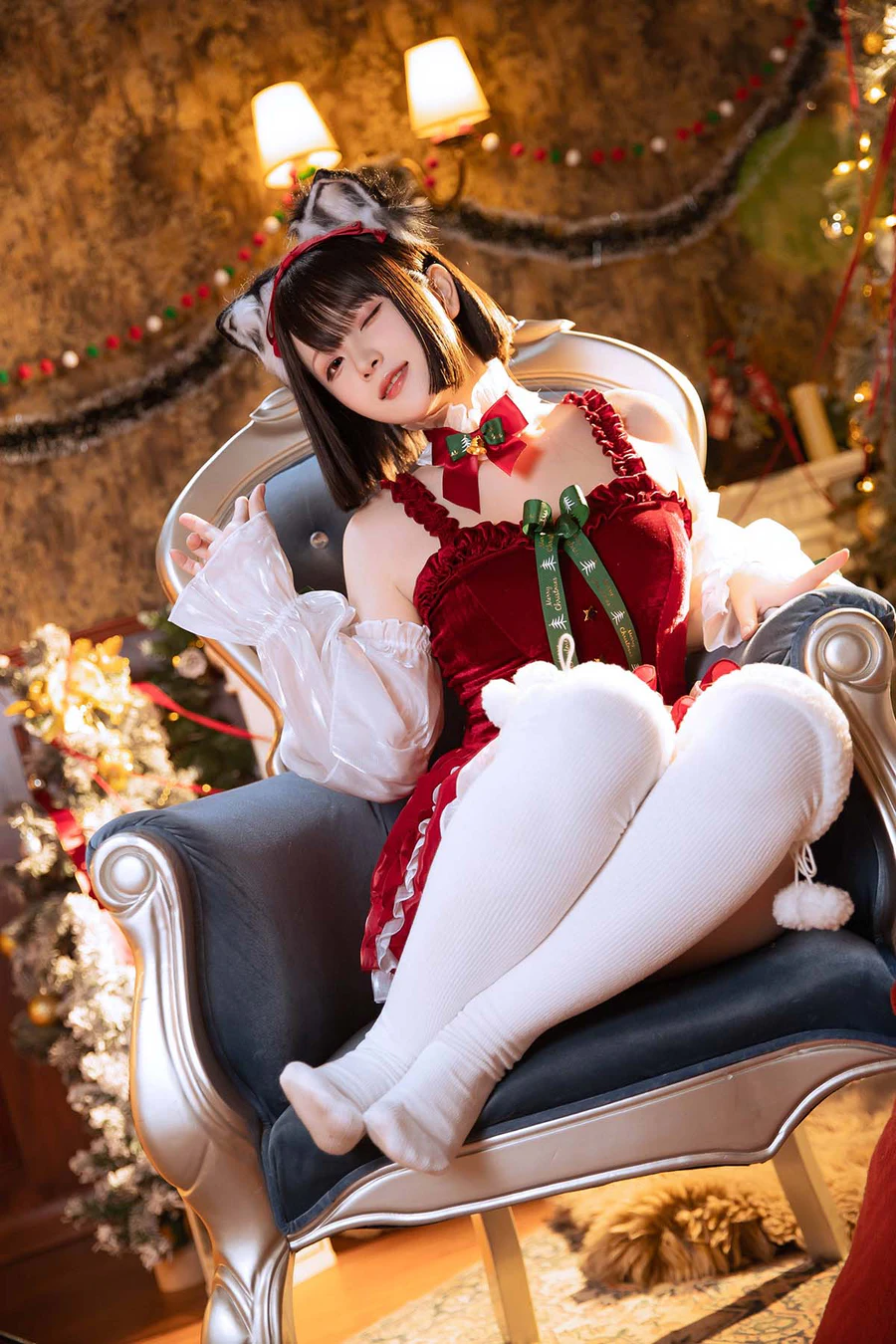 屿鱼 – 圣诞 Cosplay-第1张