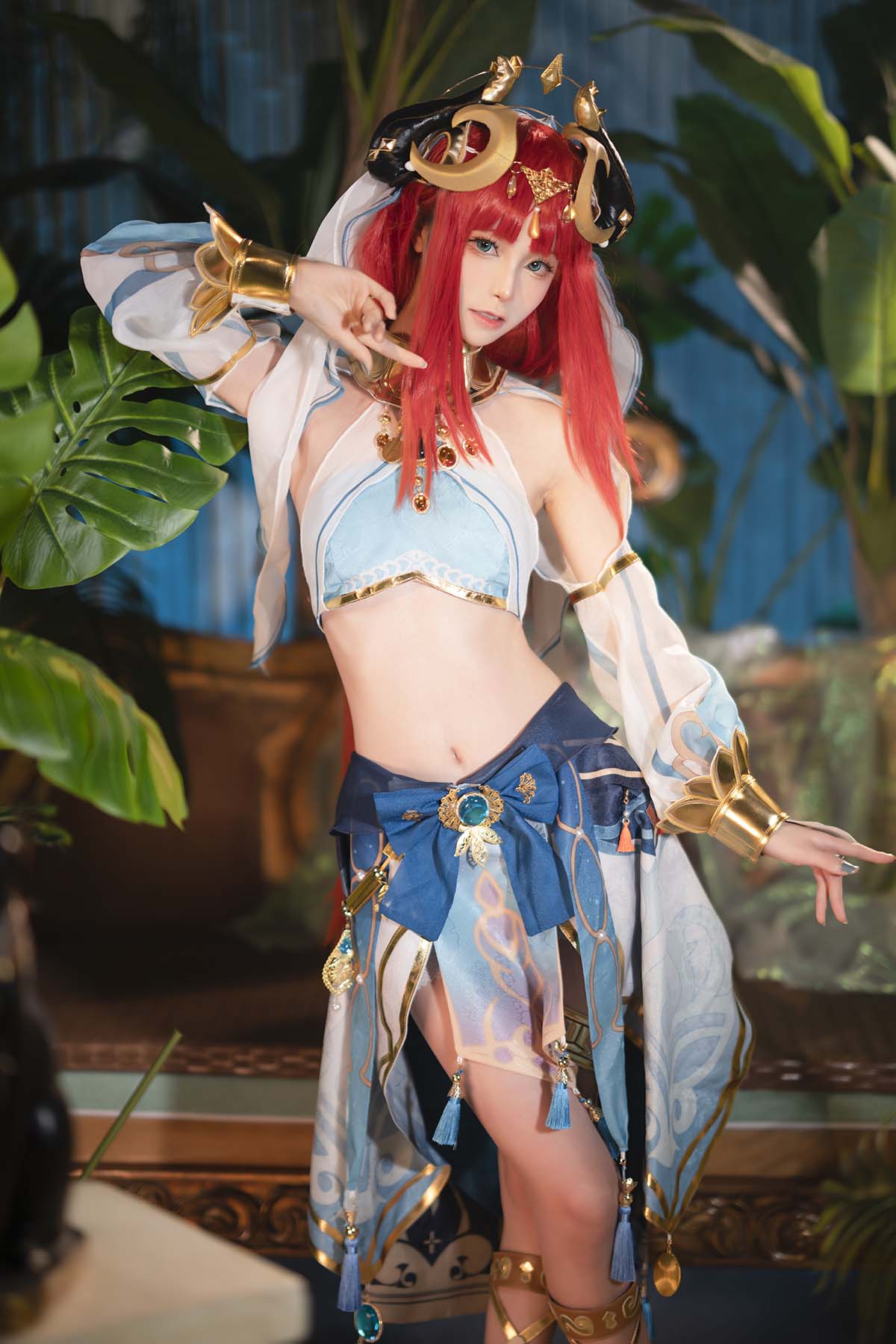 坂坂白 – 原神妮露 Cosplay-第1张