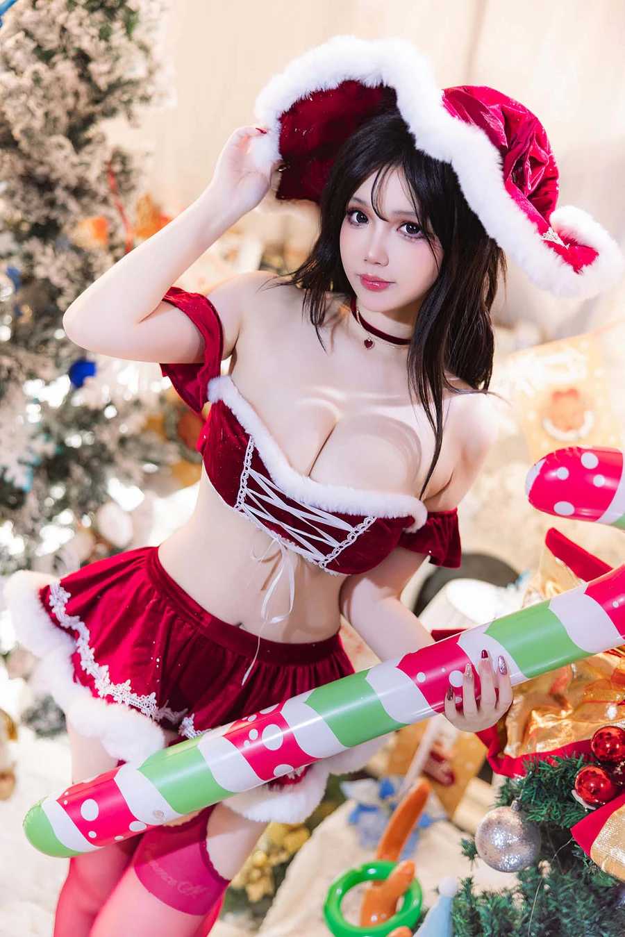 雪晴Astra – 圣诞节 魔女 Cosplay-第1张