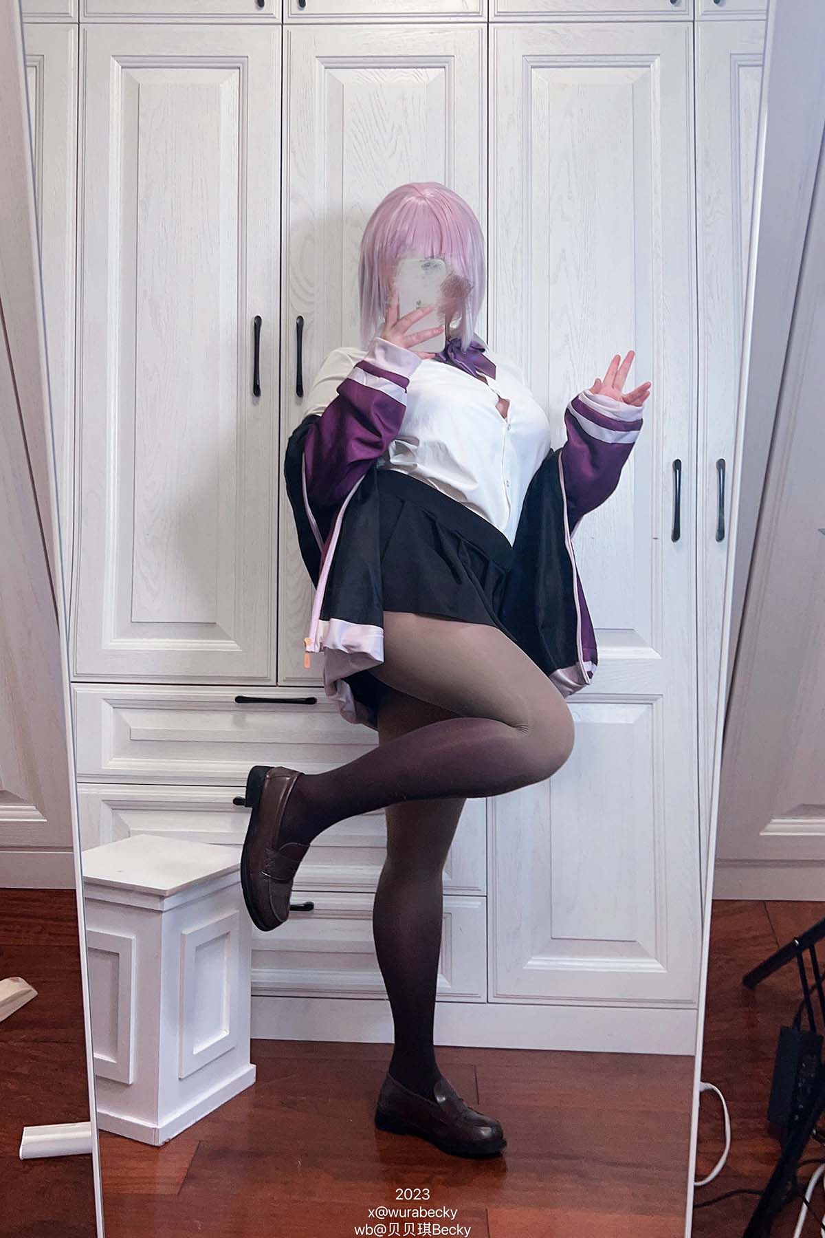 贝贝琪Becky – 新条茜 Cosplay-第1张