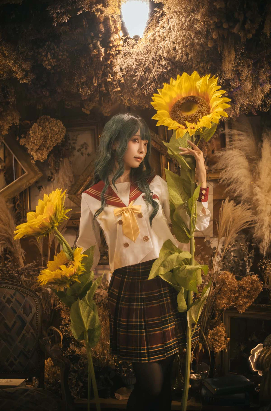 Ely_eee(ElyEE子) – Kazami Yuuka ~ Uniform 幽香制服 Cosplay-第1张