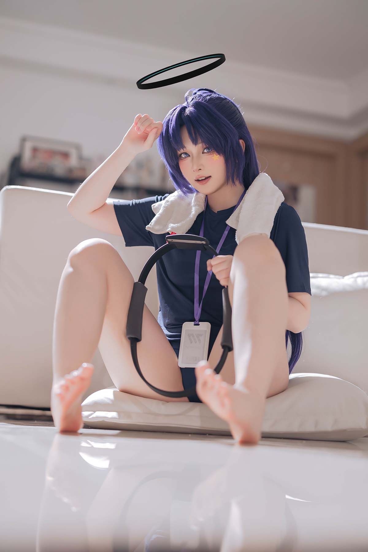 屿鱼 – 优香体操服T2 Cosplay-第1张