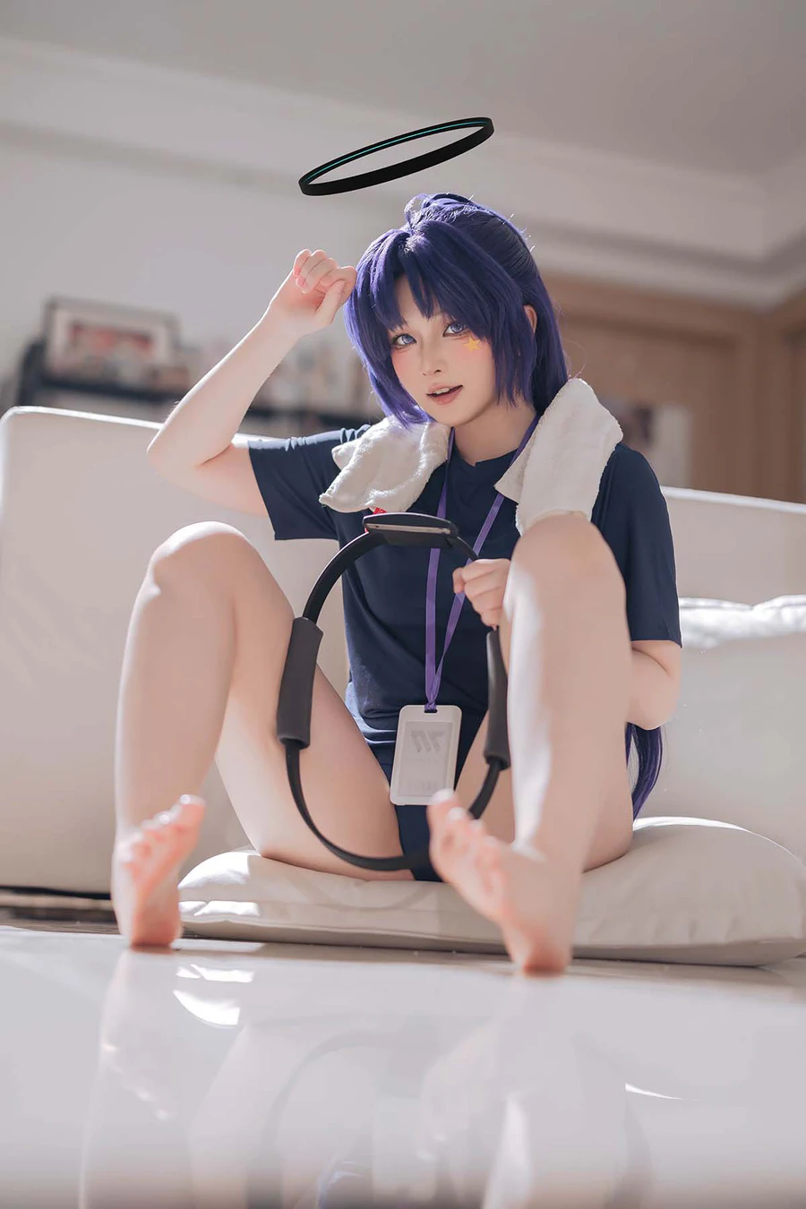 屿鱼 – 优香体操服T2 Cosplay-第1张
