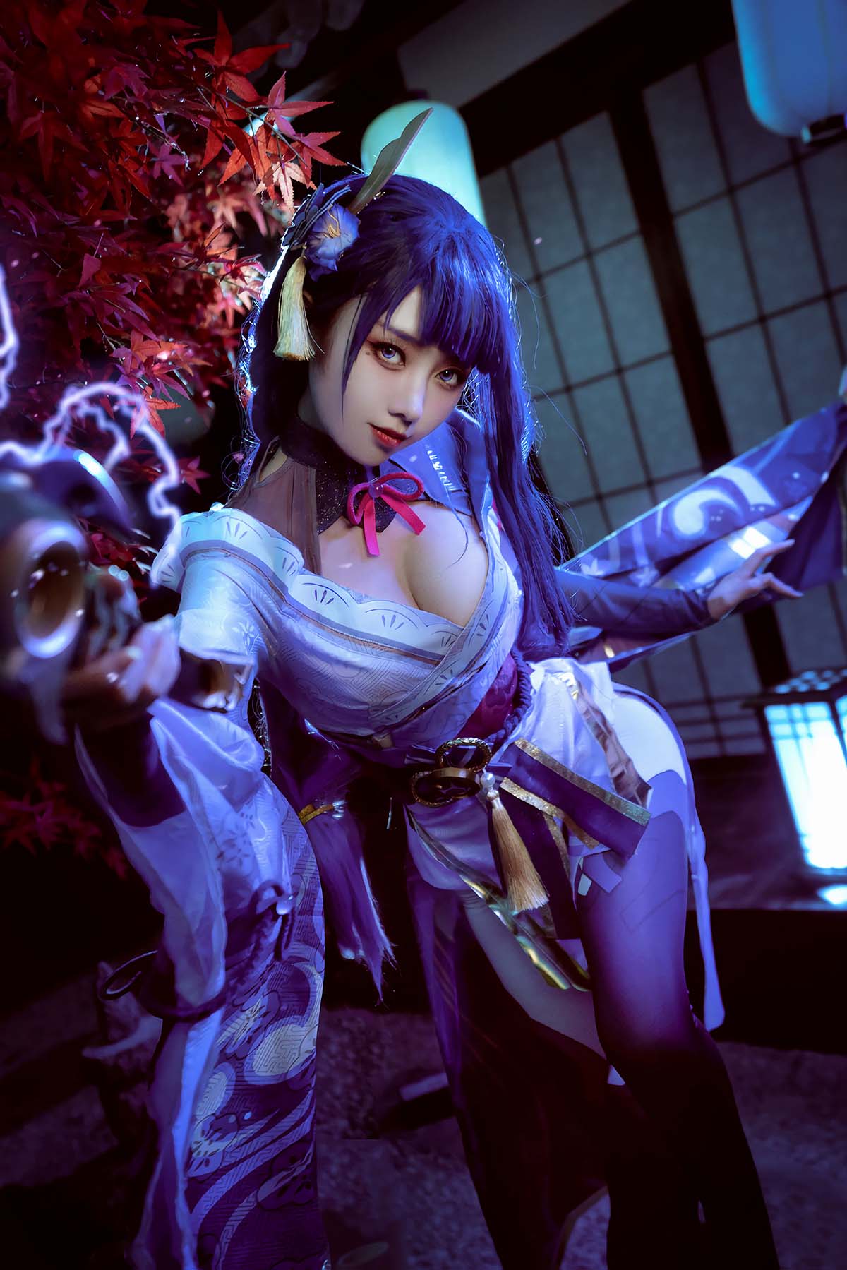 走路摇zly – 雷电将军 Cosplay-第1张