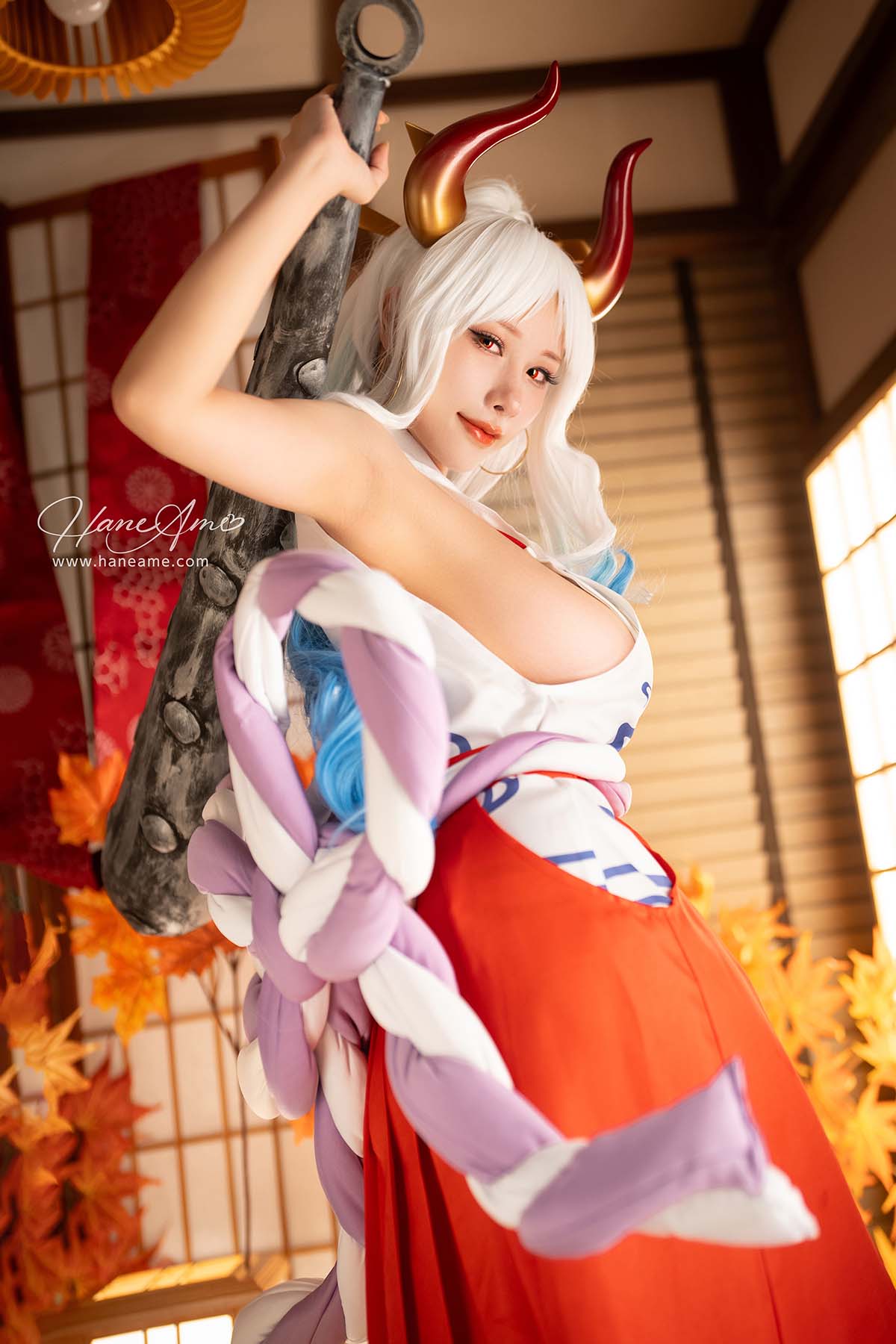 Hane Ame 雨波写真 – 海賊王 大和 Cosplay-第1张