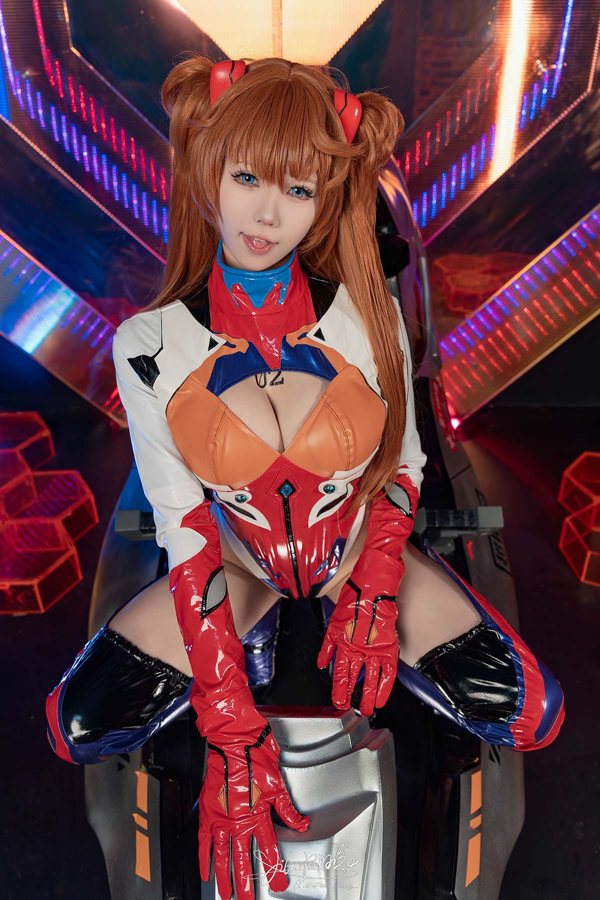咬一口兔娘 – 明日香特殊作战 Cosplay-第1张