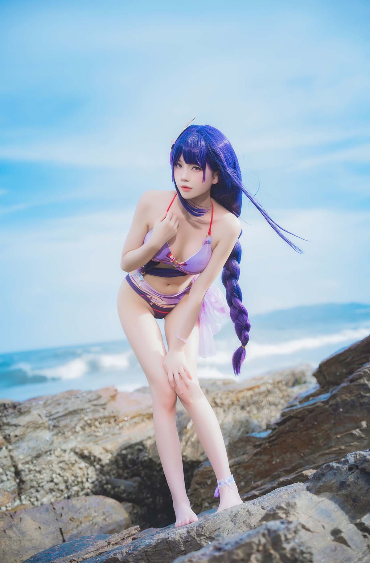 桜桃喵 – 雷电将军 Cosplay-第1张