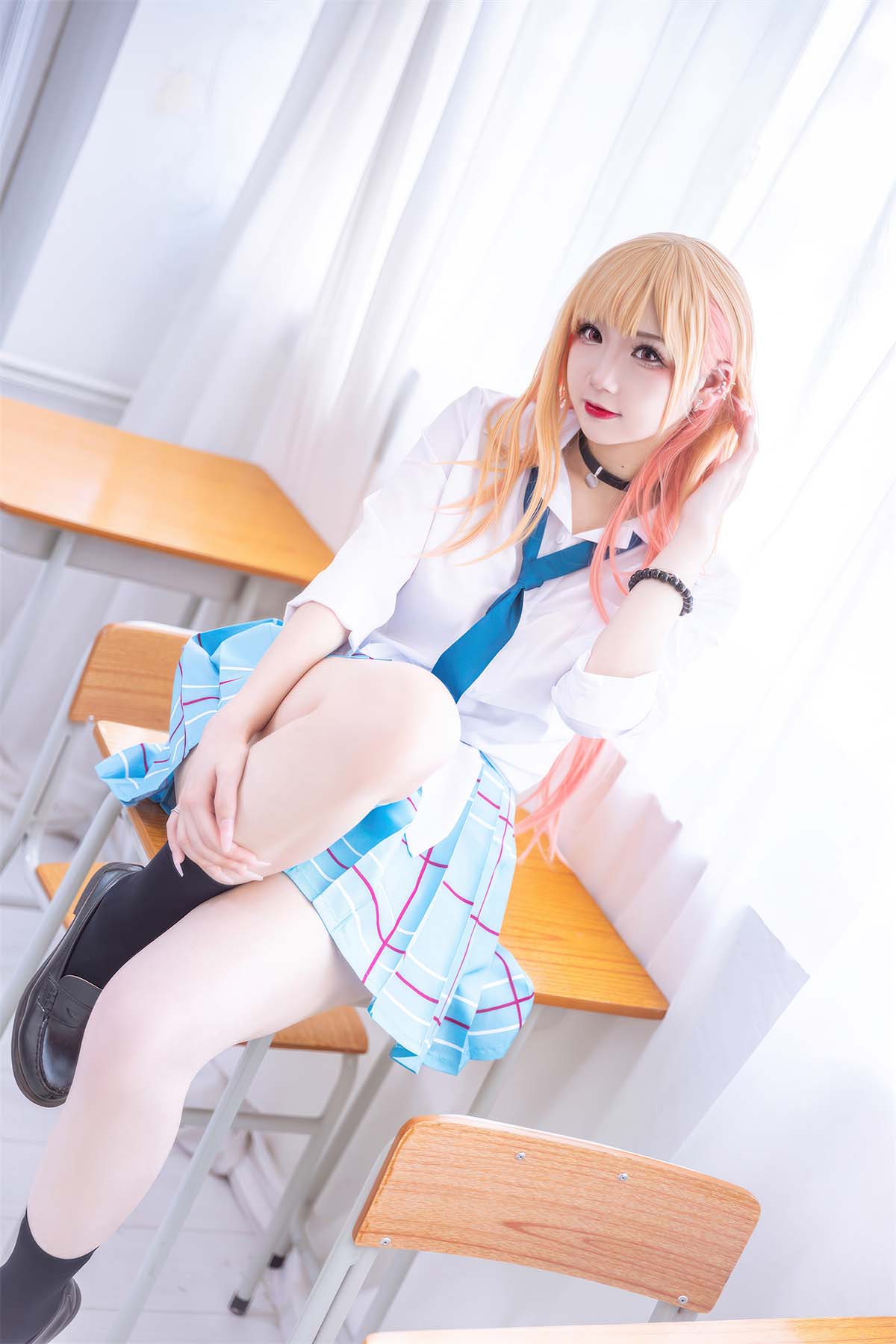 雪晴Astra – 喜多川海梦 JK Cosplay-第1张