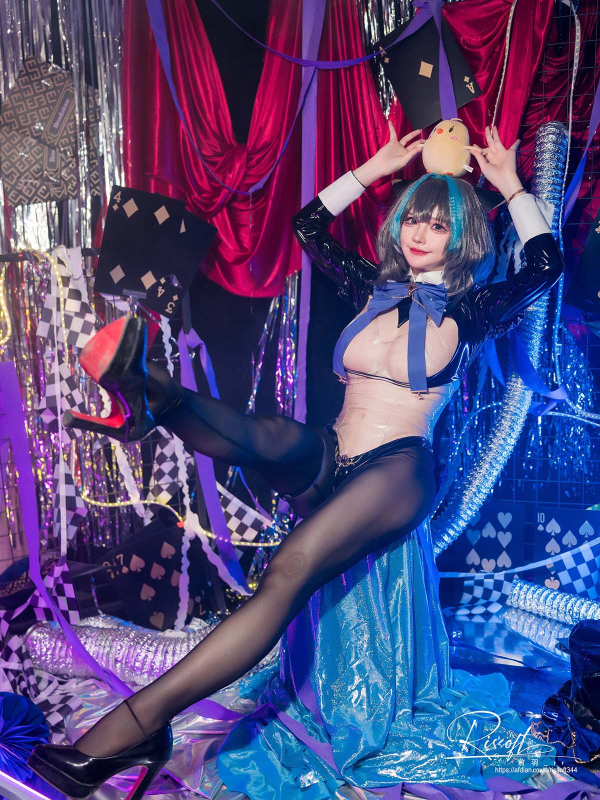 前羽_rr – 柴郡魔术师 Cosplay-第1张