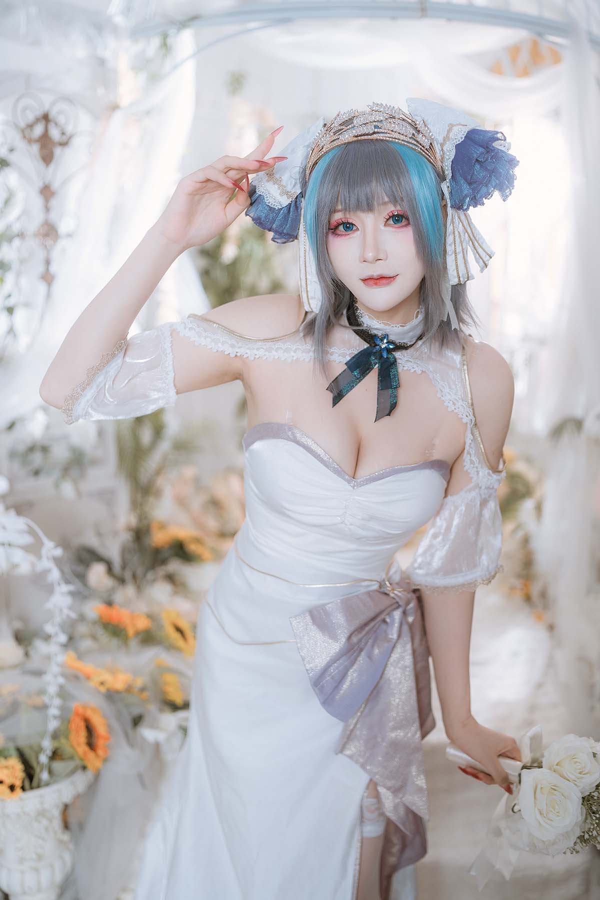 兔胖胖min – 柴郡 礼服 Cosplay-第1张