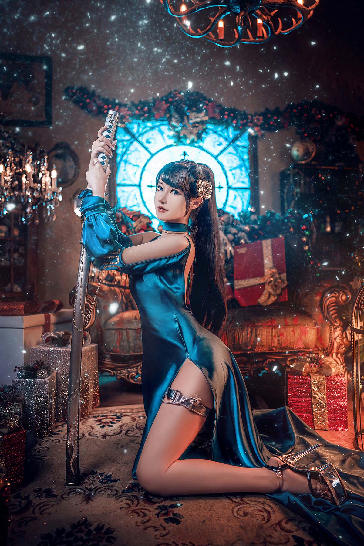 露兒大魔王 – 礼服 Cosplay-第1张