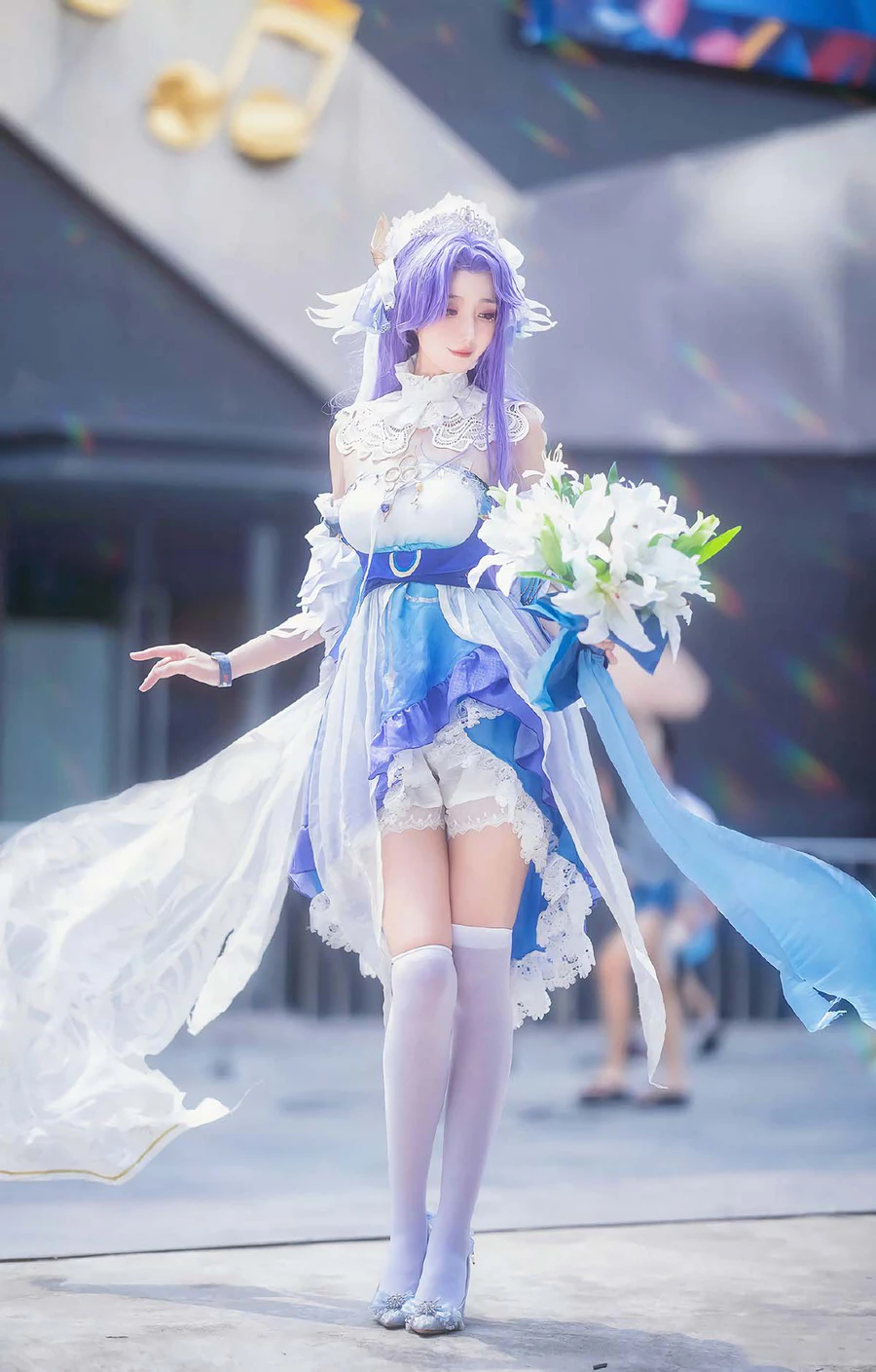 走路摇zly – 大桥花嫁 Cosplay-第1张