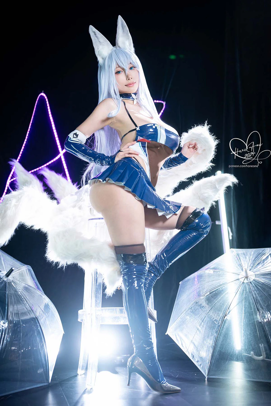 Hane Ame 雨波写真 – 碧藍航線 信濃賽車女郎 Cosplay-第1张