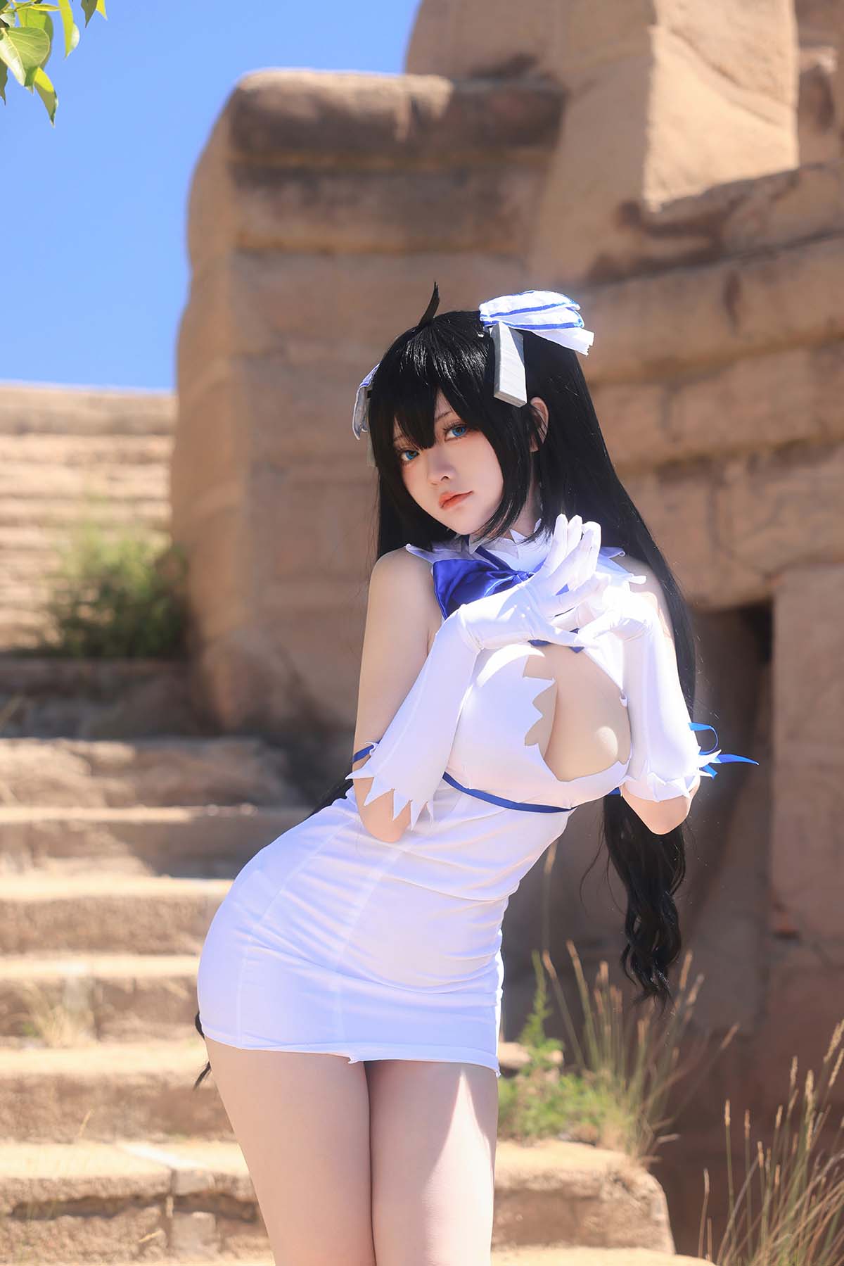 G44不会受伤 – 赫斯缇雅 Cosplay-第1张
