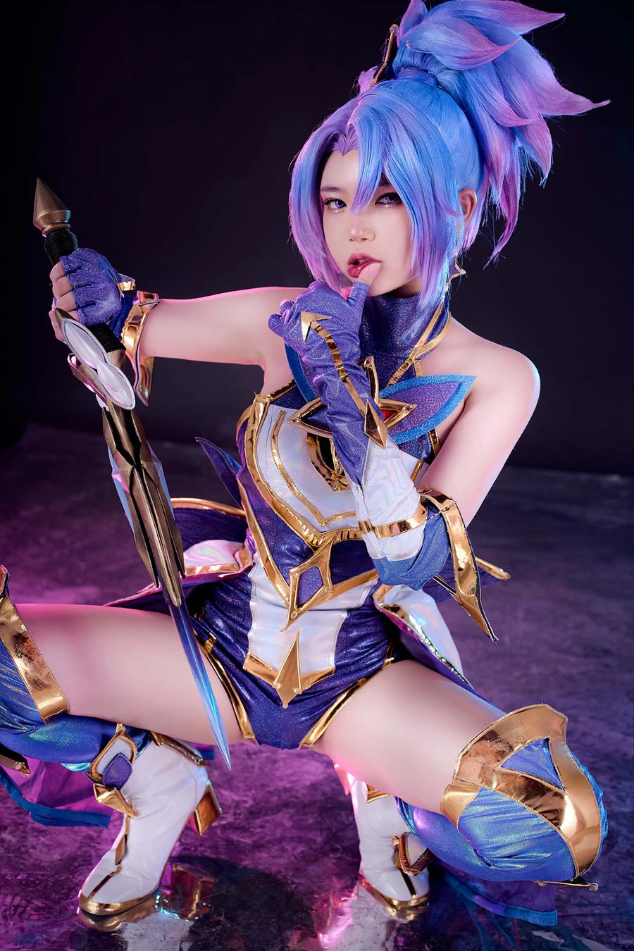ZinieQ & PingPing – LOL Akali x Kai’Sa Star Guardians Cosplay-第1张