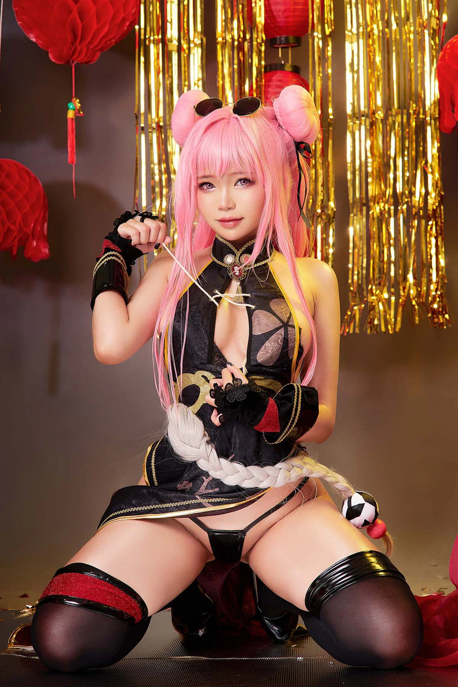 ZinieQ – Azur Lane Bremerton Qipao Cosplay-第1张
