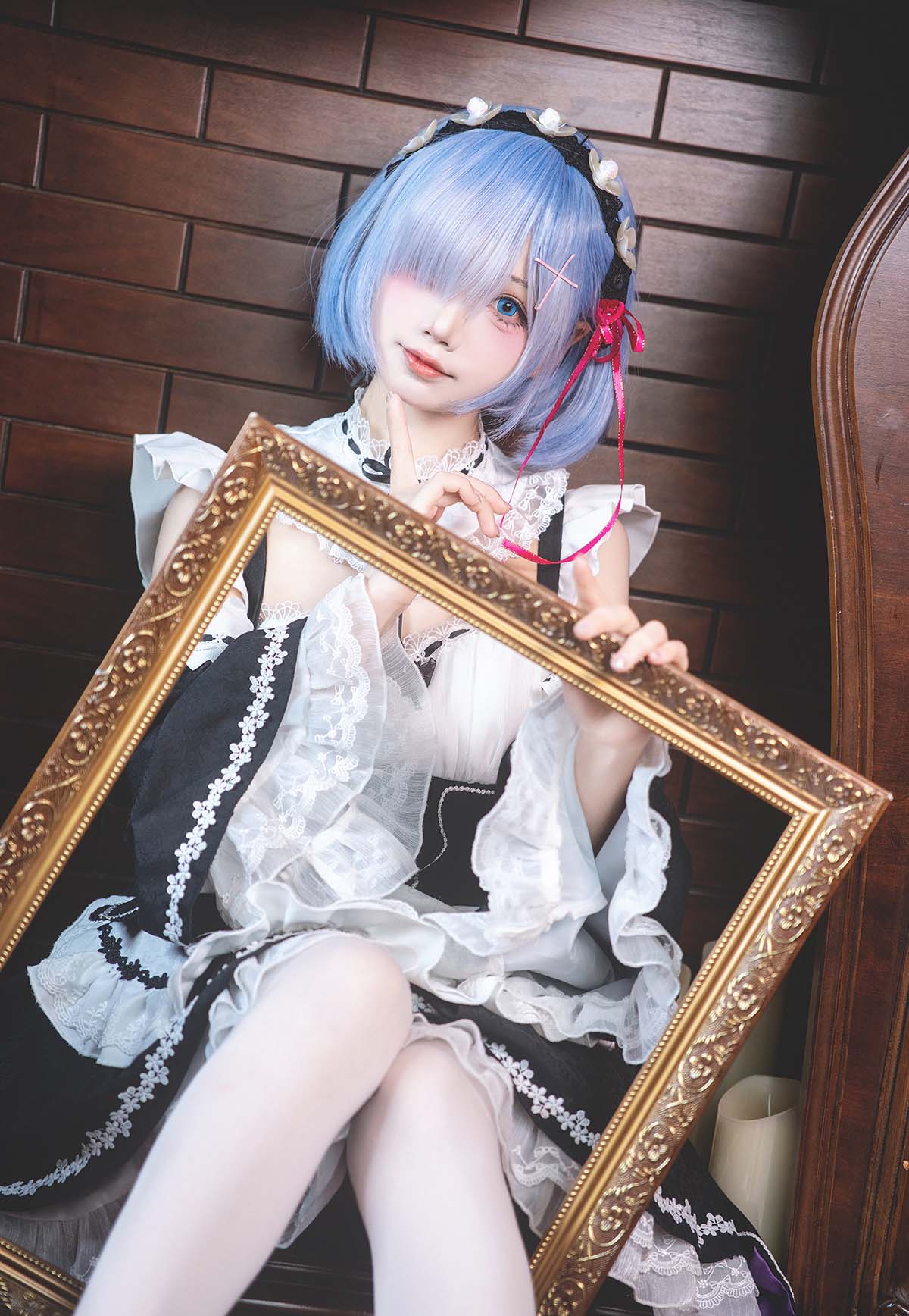 Shika小鹿鹿 – 蕾姆 Cosplay-第1张