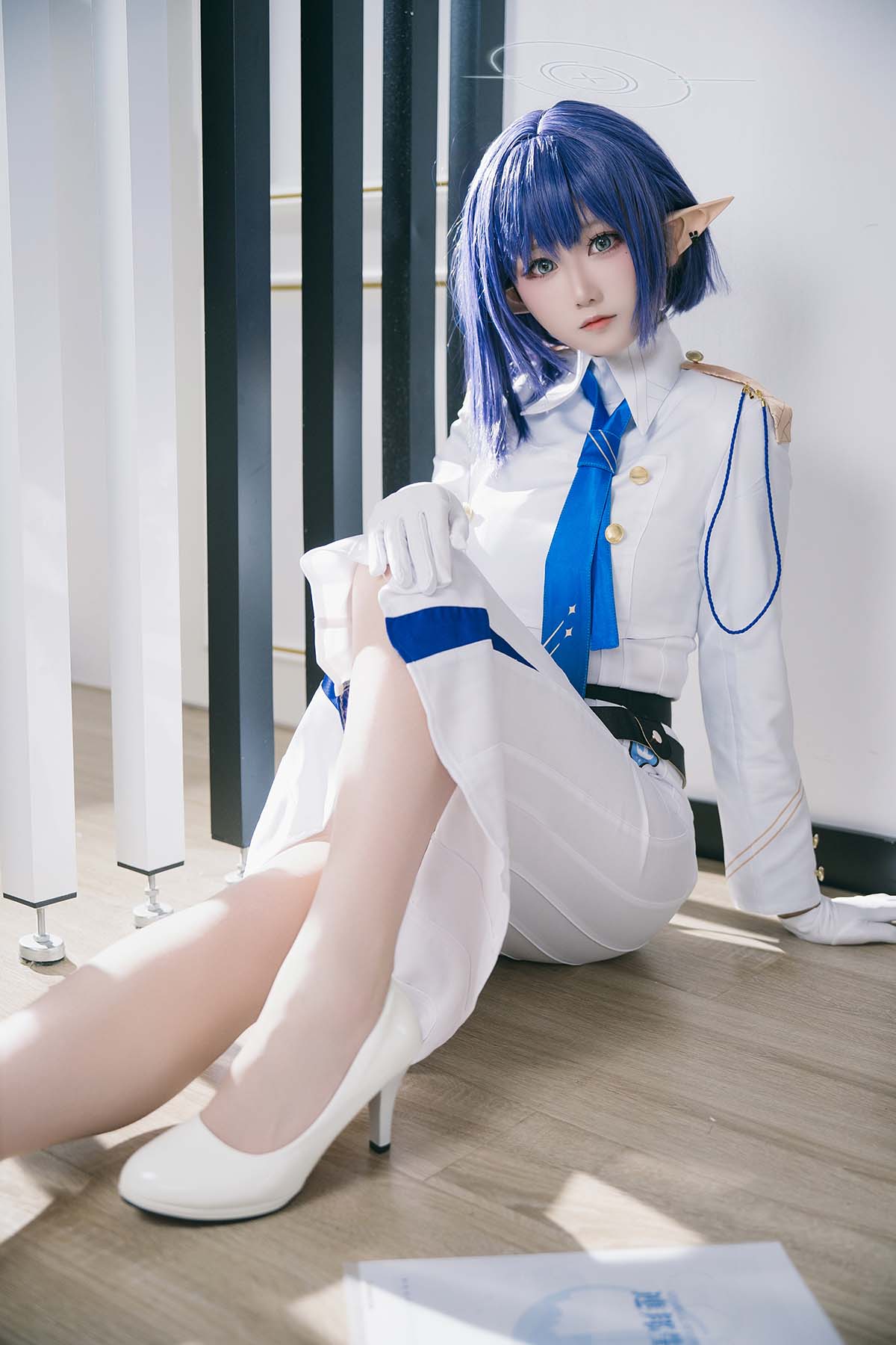 lunananya – 蔚蓝档案 扇喜葵 Cosplay-第1张