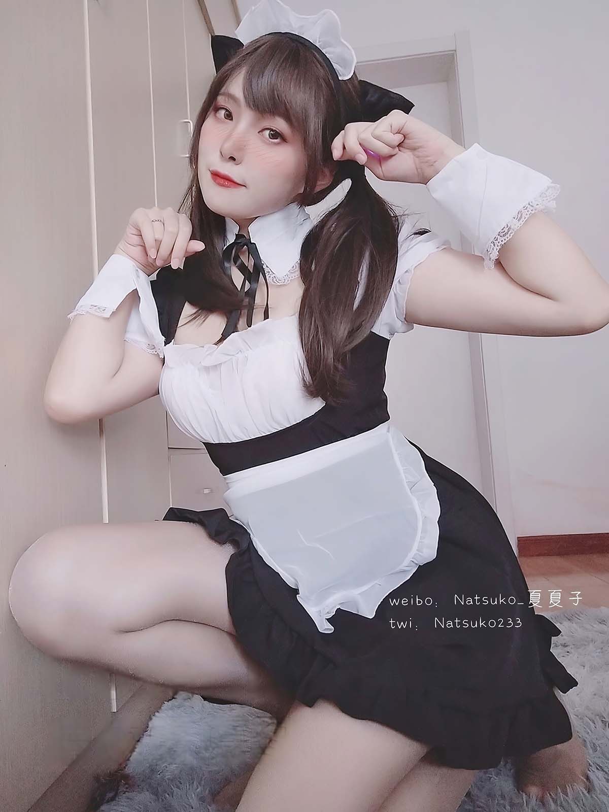 Natsuko夏夏子 – 猫耳女仆 Cosplay-第1张