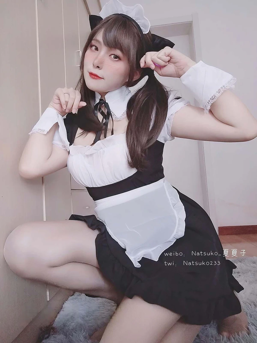 Natsuko夏夏子 – 猫耳女仆 Cosplay-第1张