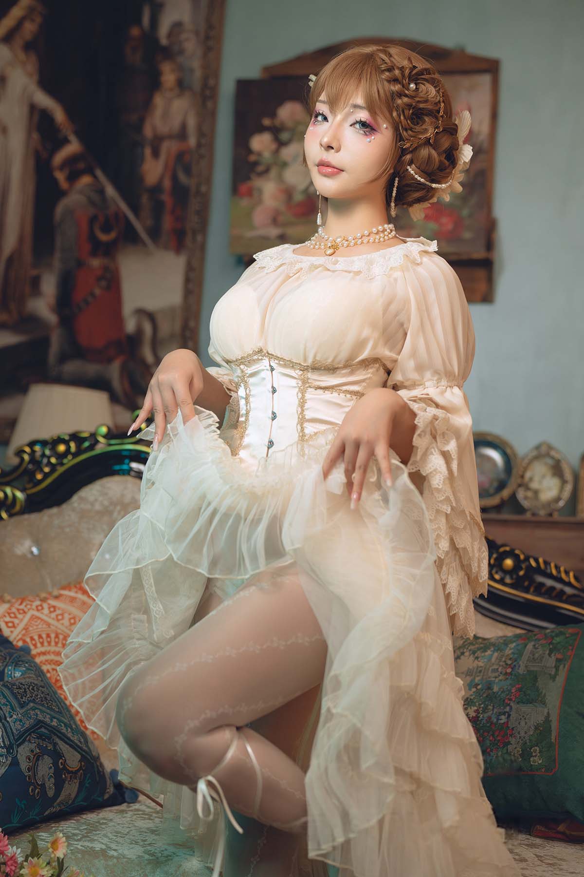 yuuhui玉汇 – 巴黎春梦 Cosplay-第1张