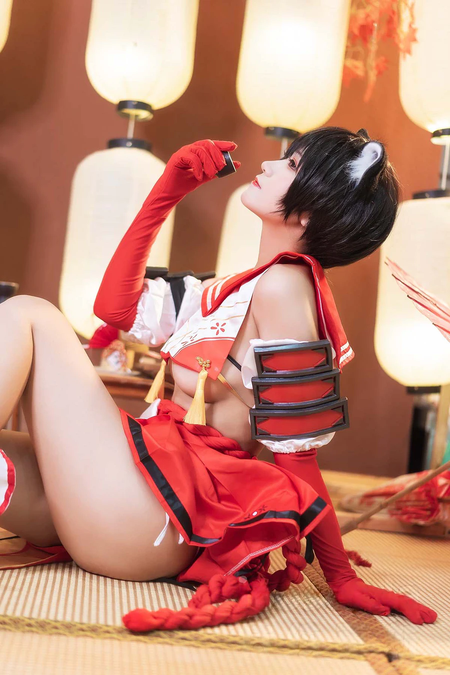 三度_69 – 蔚蓝档案 春日椿 Cosplay-第1张