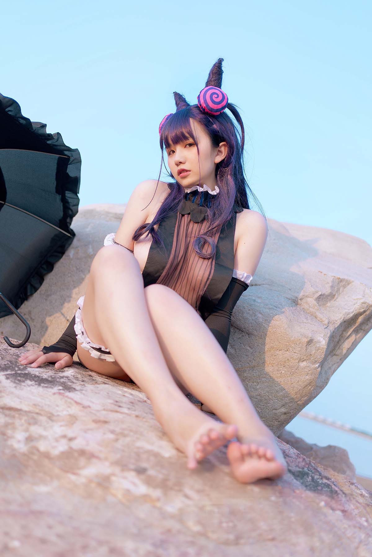 阿半今天很开心 – 紫式部 Cosplay-第1张