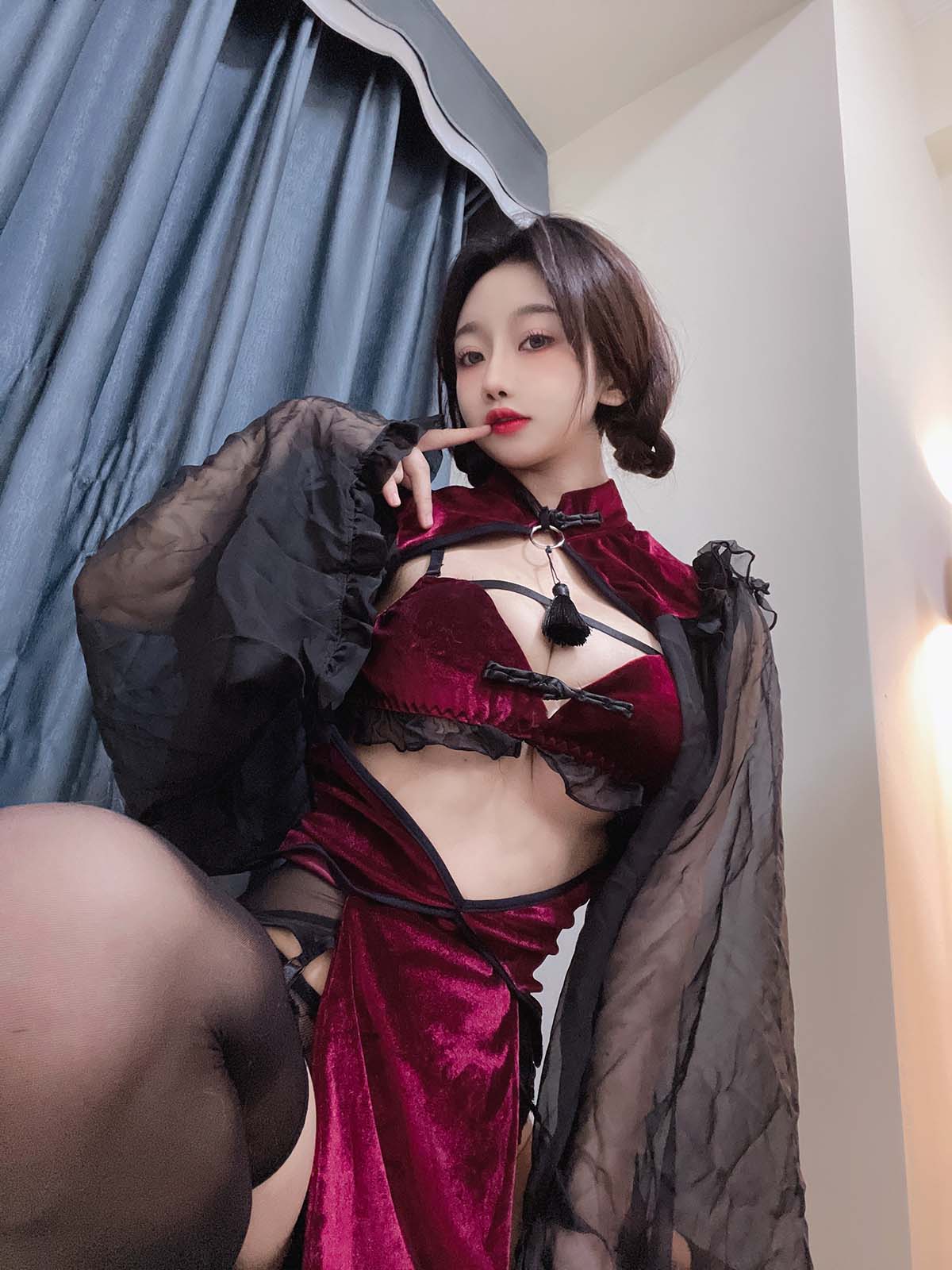 鬼畜瑶在不在w – 旗袍瑶 Cosplay-第1张