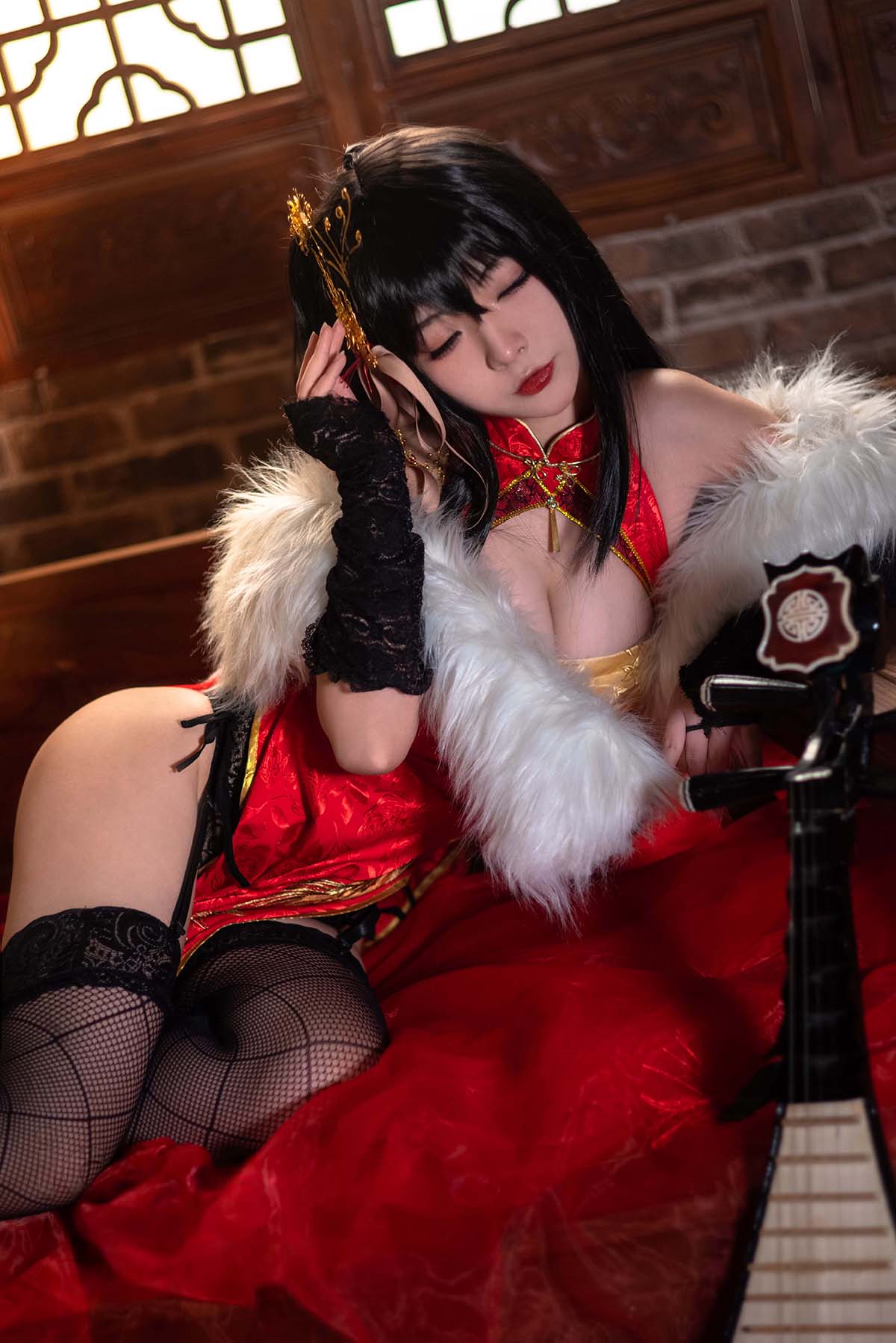 yuuhui玉汇 – 碧蓝航线 大凤 旗袍 Cosplay-第1张