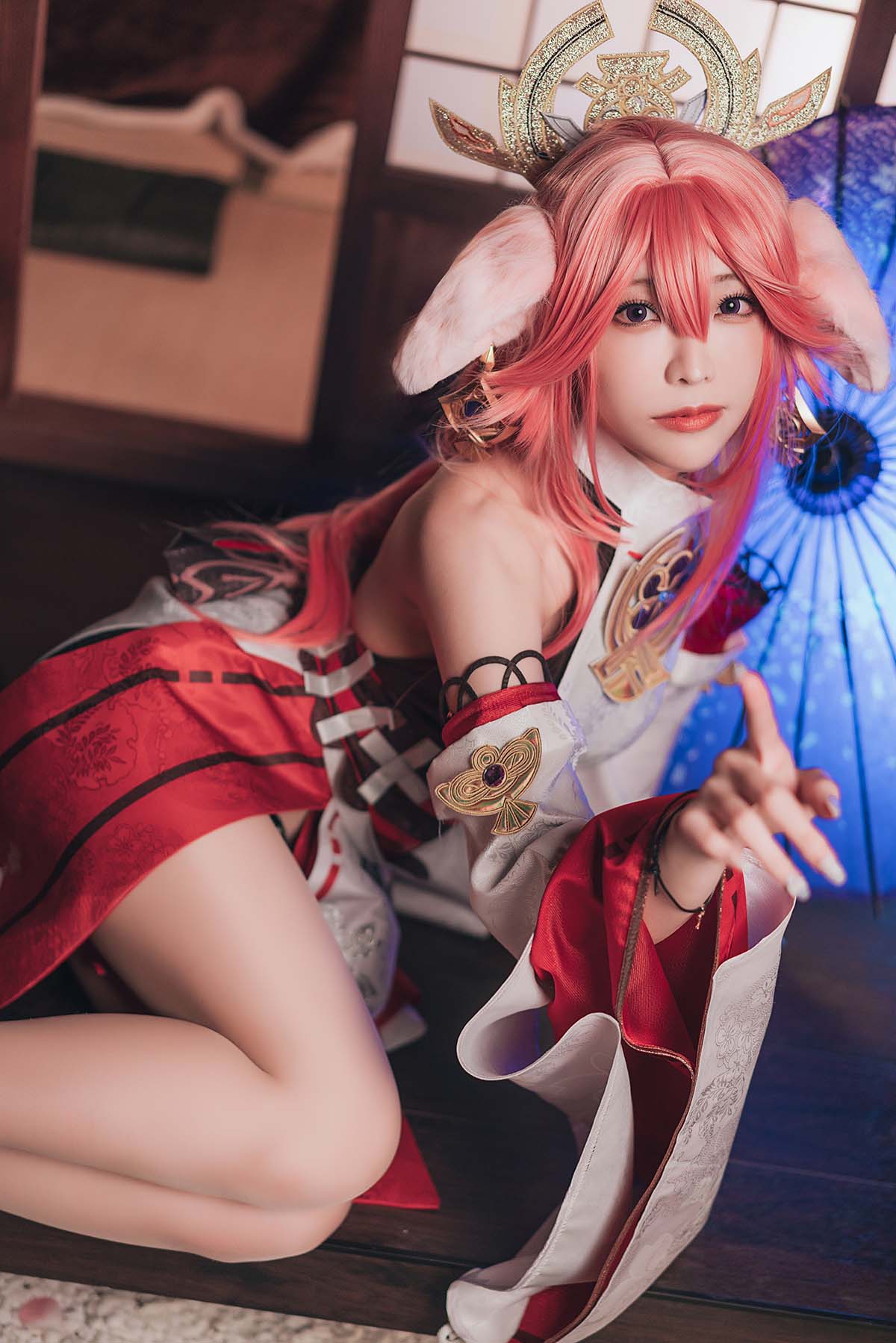 YuDan魚蛋 – Yae Miko Cosplay-第1张