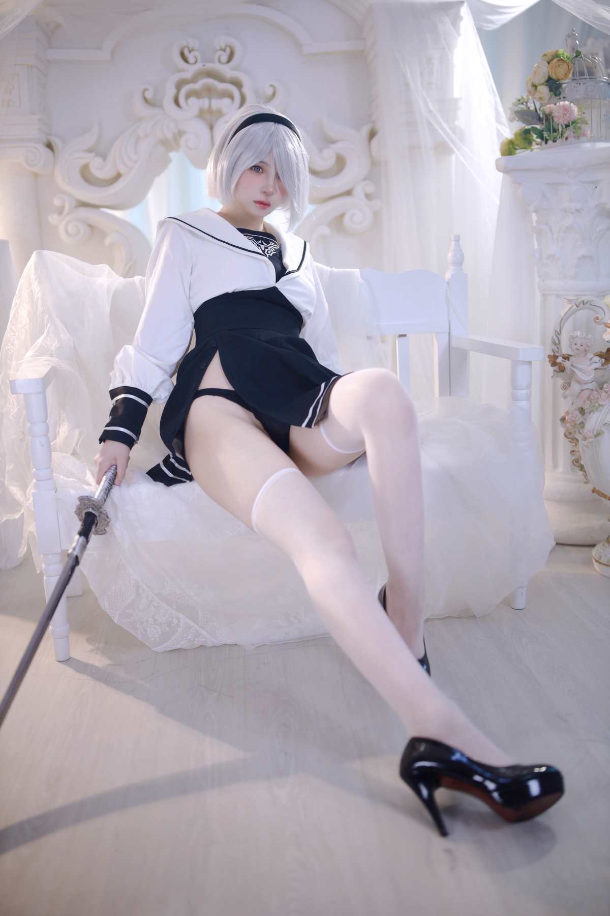 疯猫ss – 2B同人 Cosplay-第1张