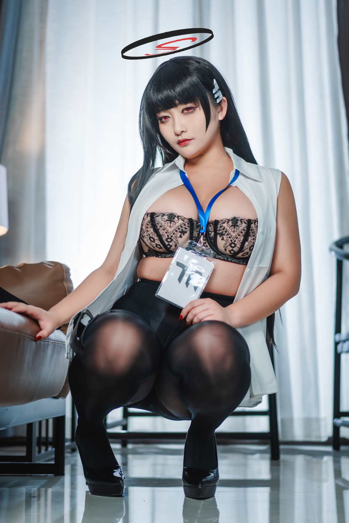洛璃LoLiSAMA – 蔚蓝档案 莉音 Cosplay-第1张