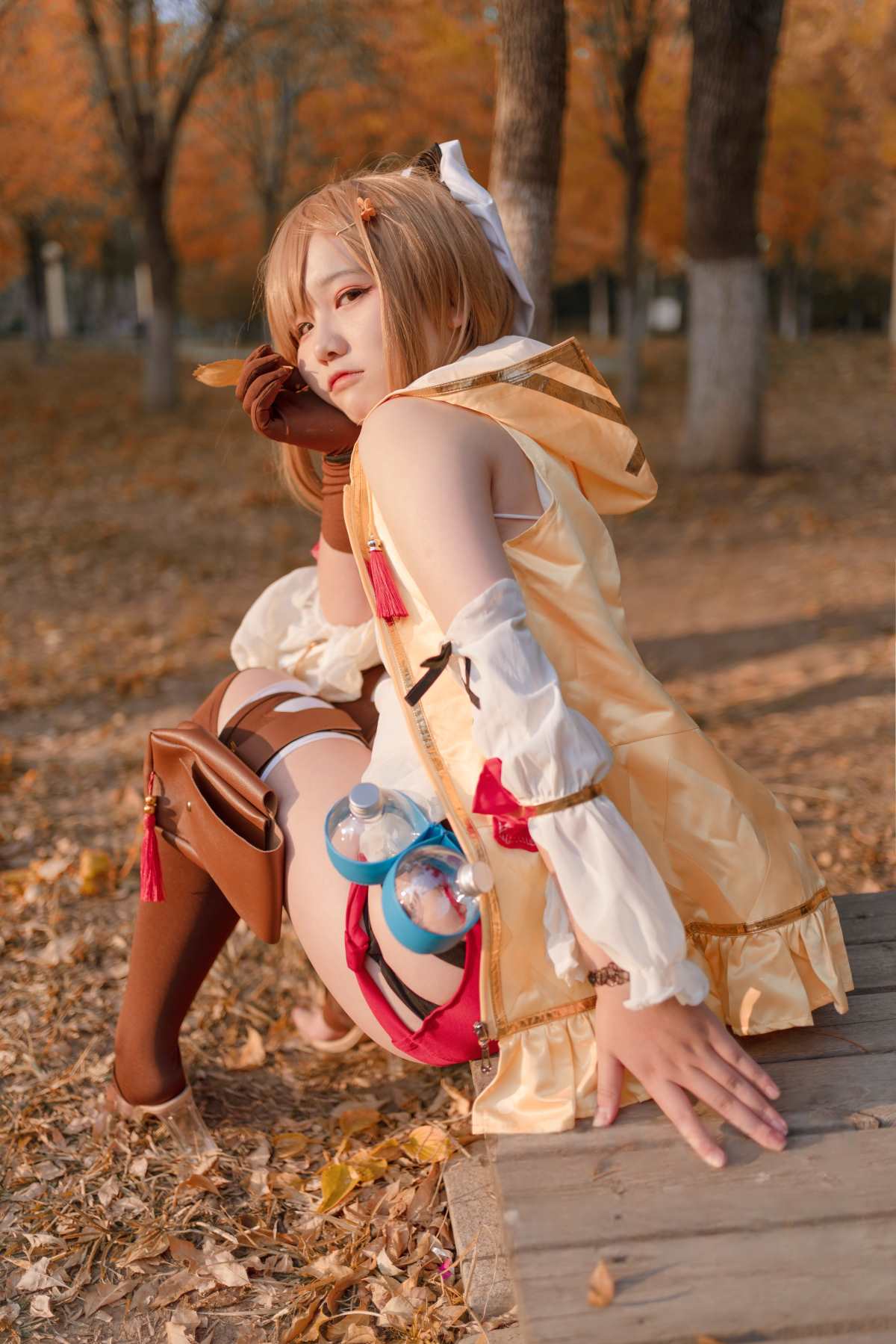 阿半今天很开心 – 莱莎的炼金工房 莱莎 Cosplay-第1张