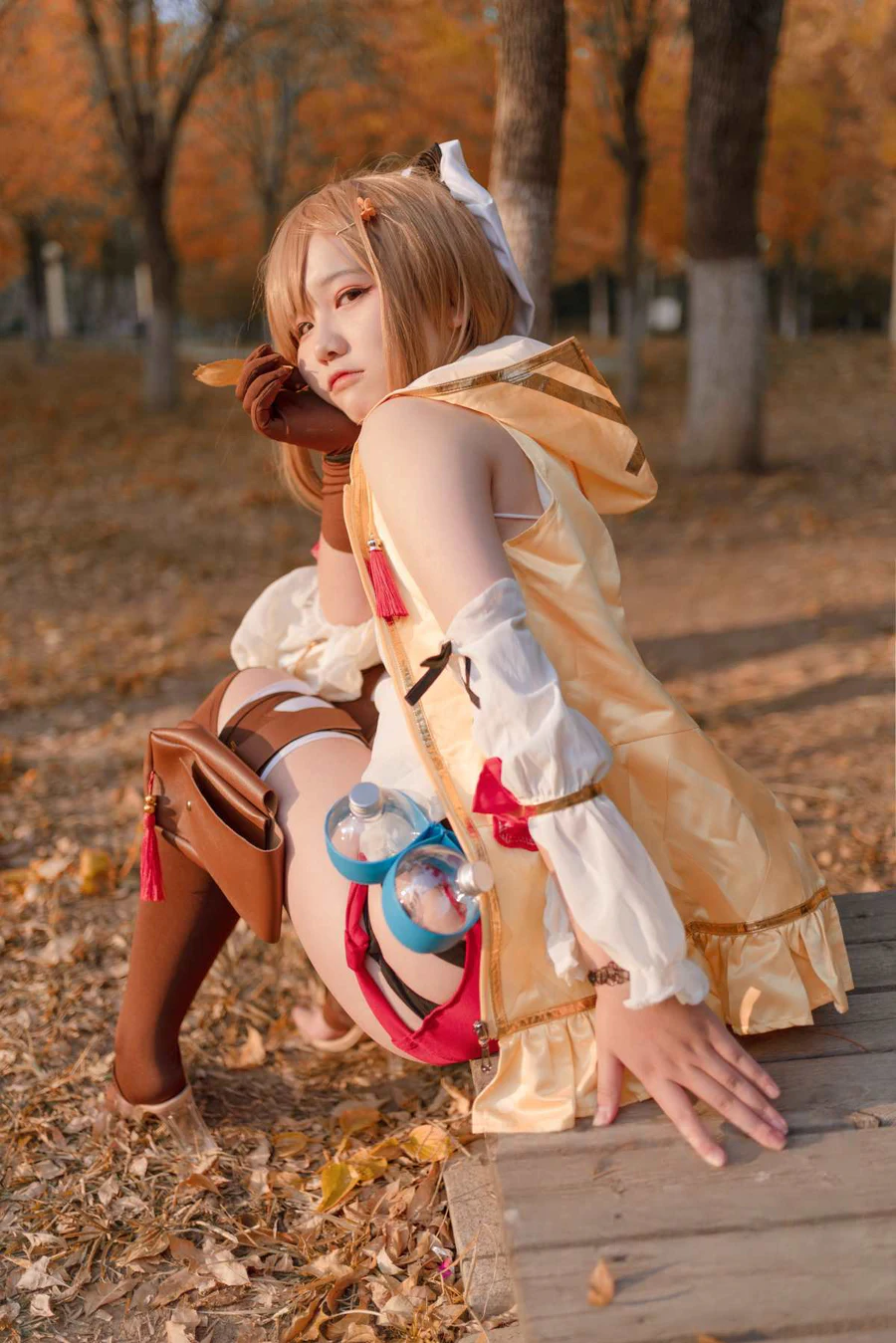 阿半今天很开心 – 莱莎的炼金工房 莱莎 Cosplay-第1张