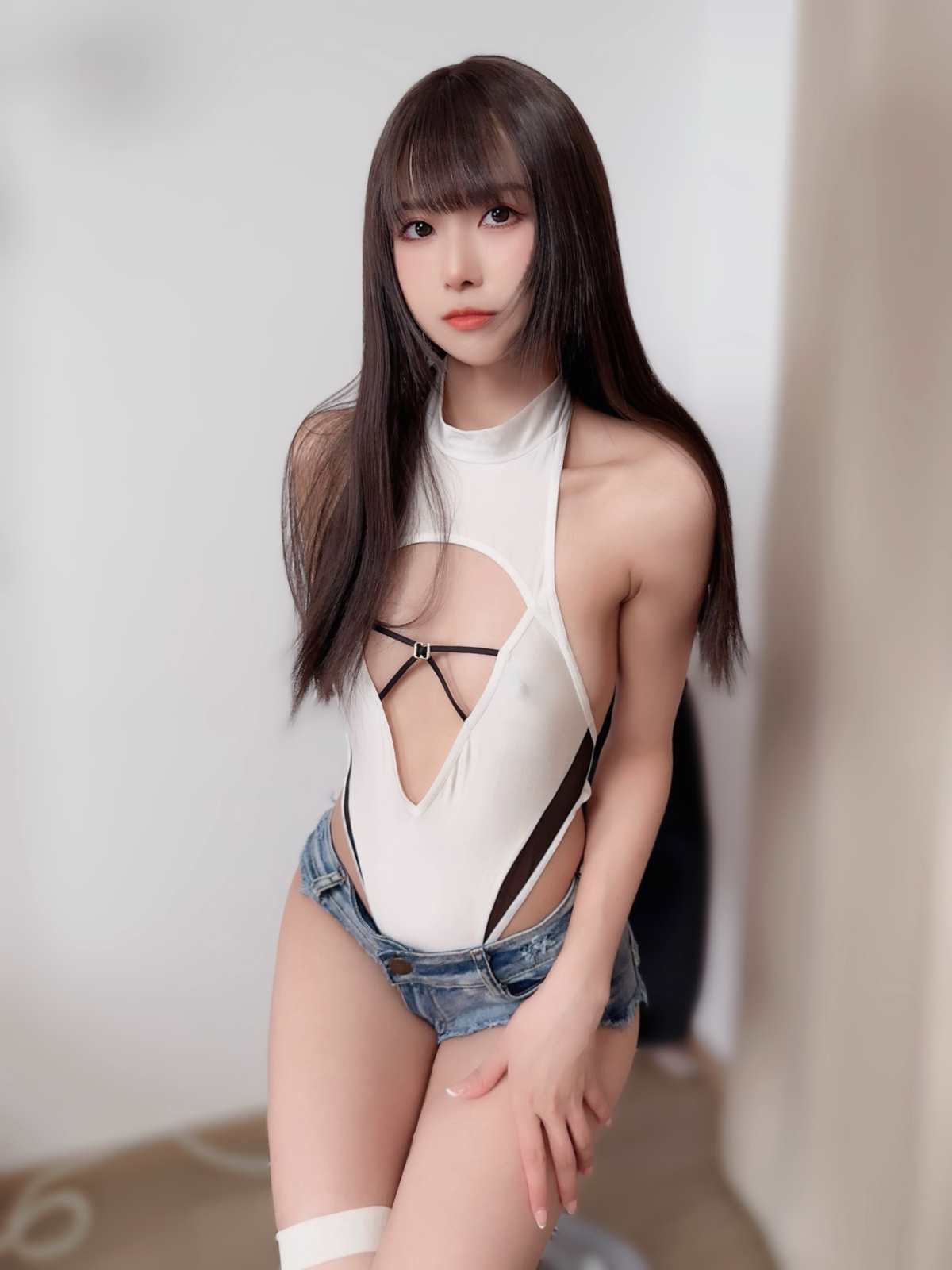 布丁大法 – 白丝足 Cosplay-第1张