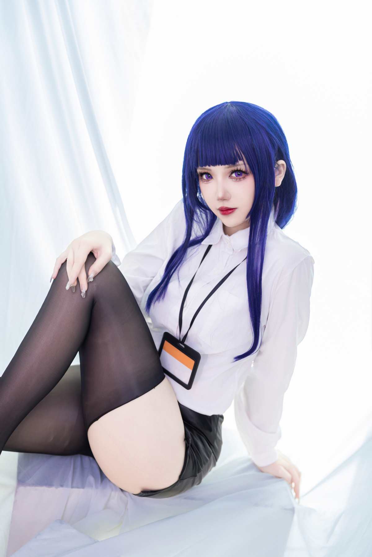 雪晴Astra – 雷电将军OL Cosplay-第1张